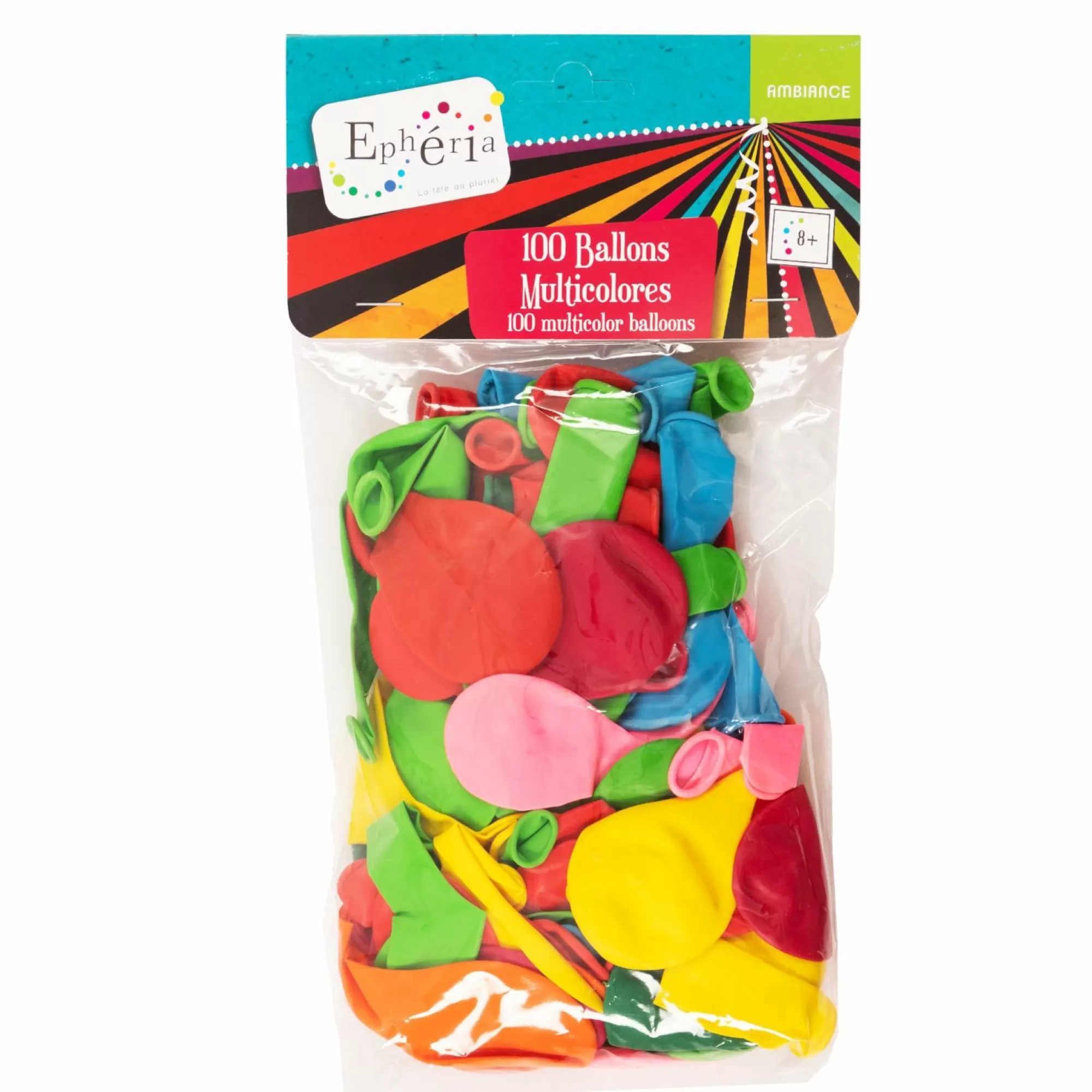 BETOYS Fêtes Et Cérémonies<100 ballons gonflables multicolores