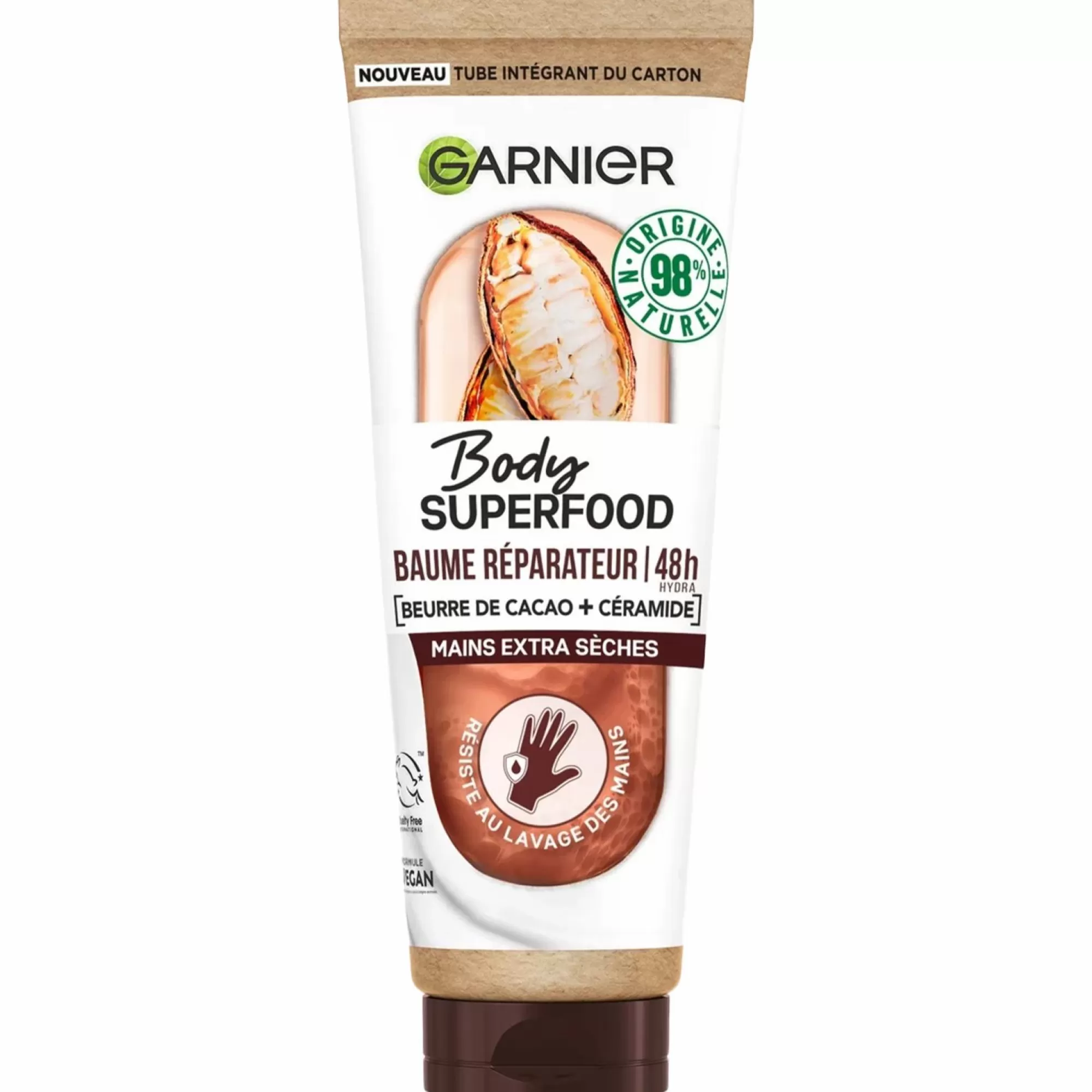 GARNIER Corps<Baume pour mains réparateur beurre de cacao et céramide