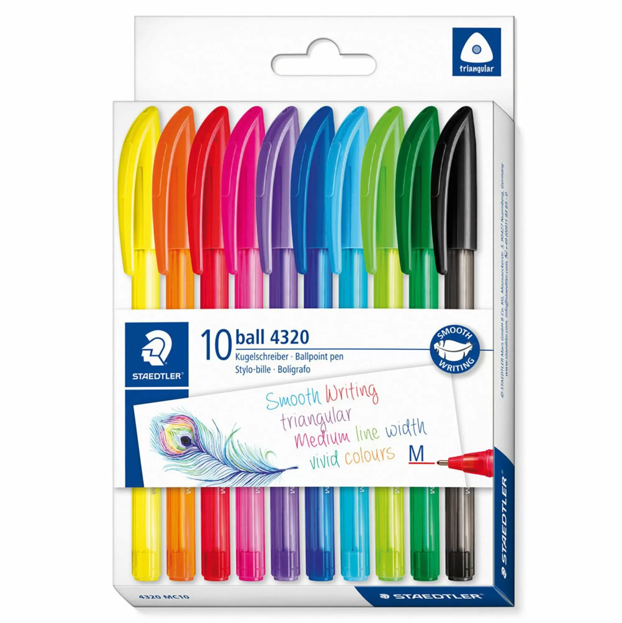 STAEDTLER Papeterie Et Bureau<Blister 10 stylos