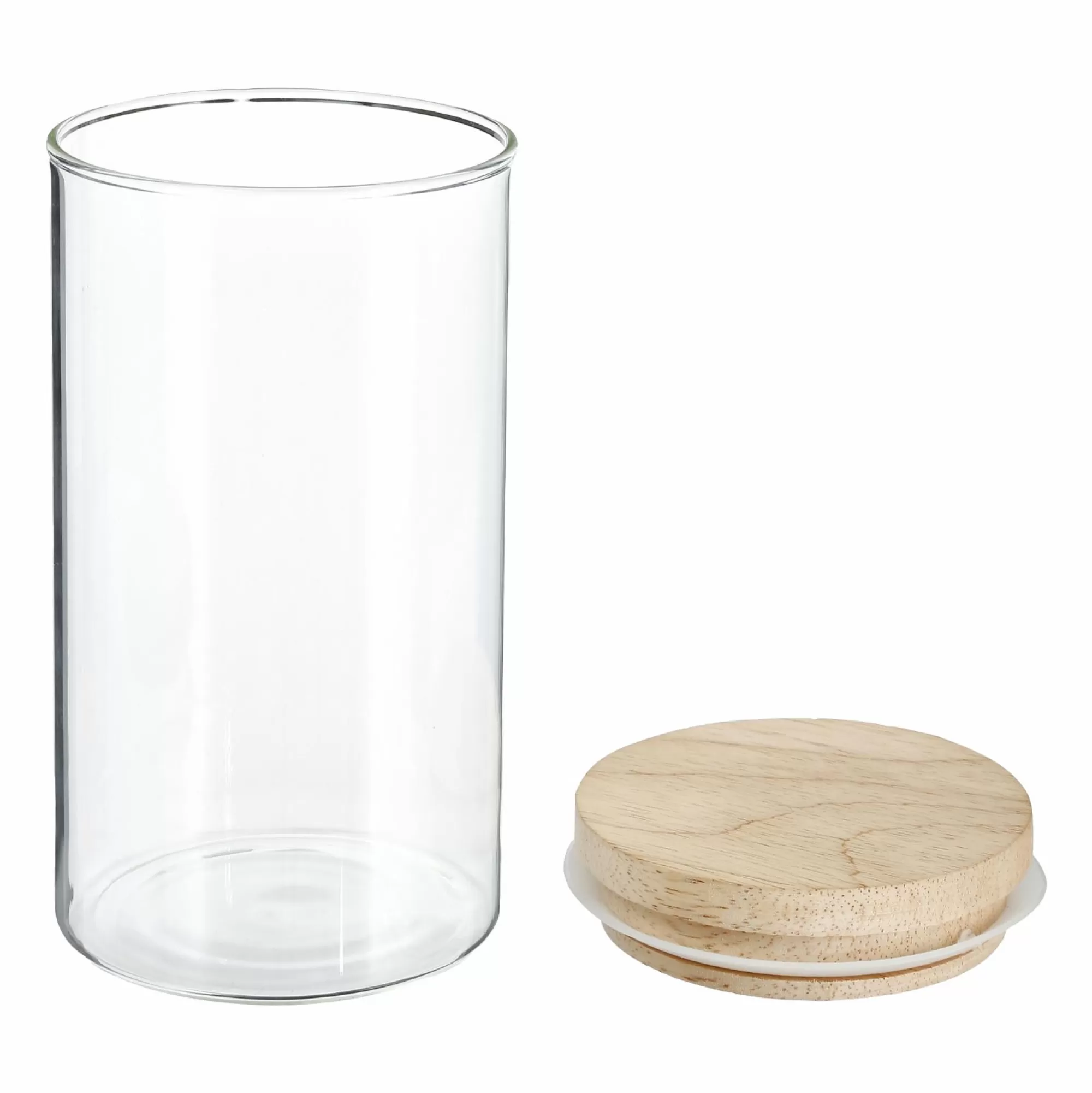 FIVE Conservation Et Rangement<Bocal en verre hermetique couvercle en bois 1L