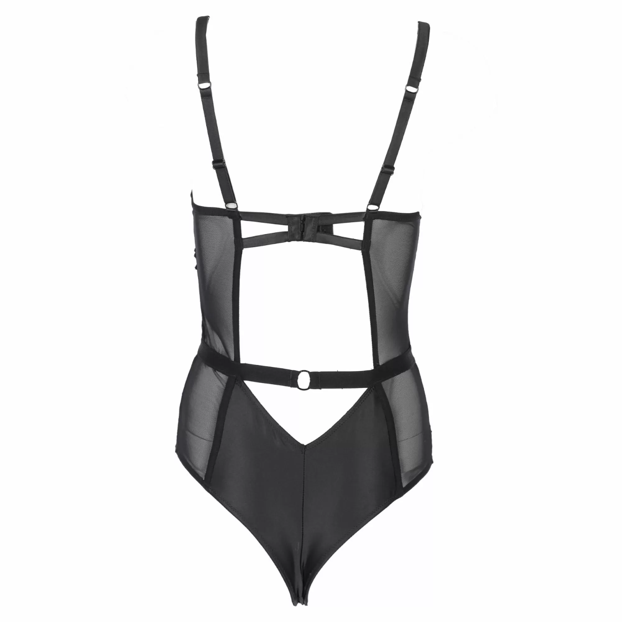 LA CITY Lingerie Et Vêtements De Nuit<Body tanga coque satin Noir