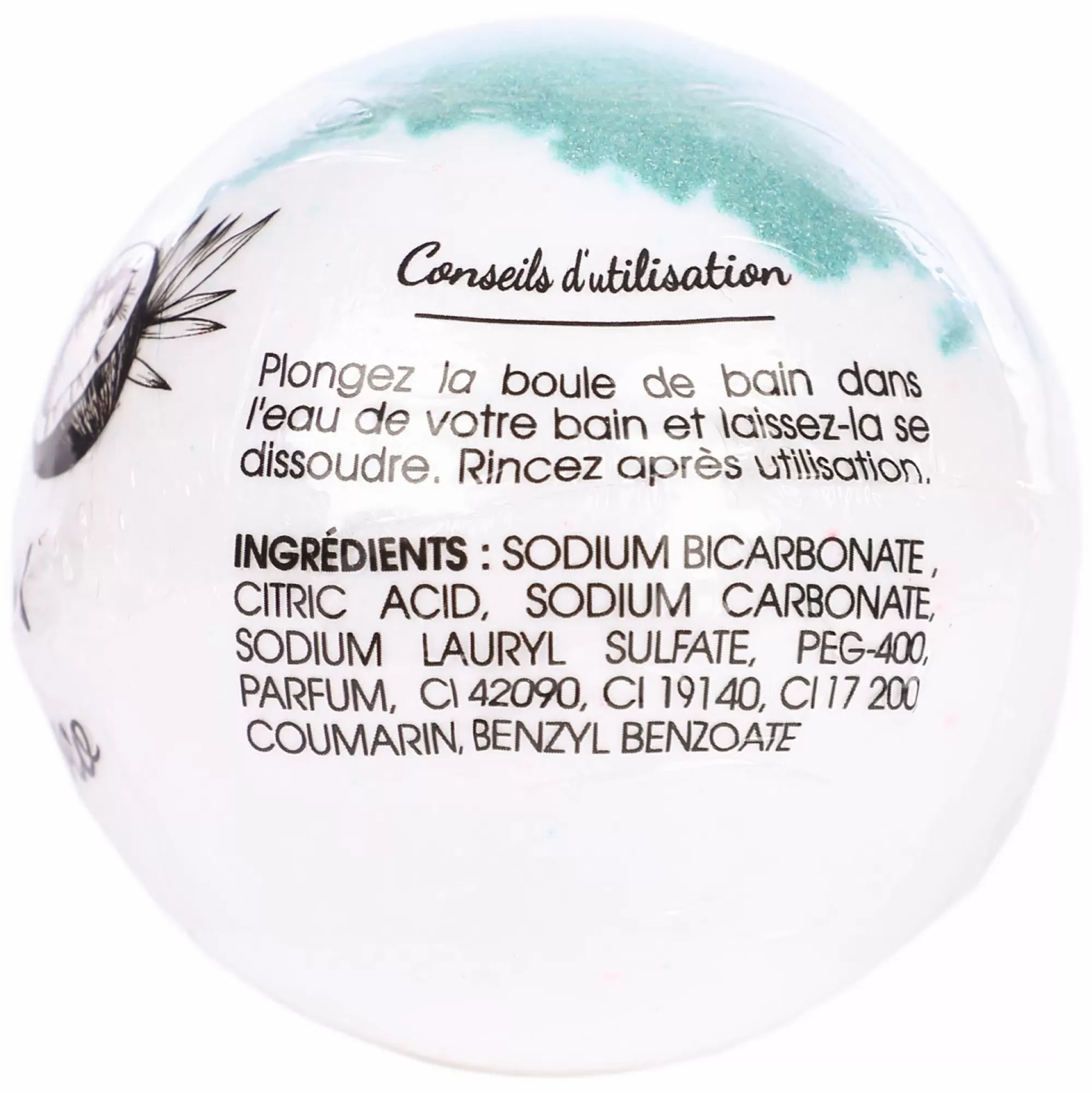 FRESHEA Hygiène<Bombe de bain à la noix de coco