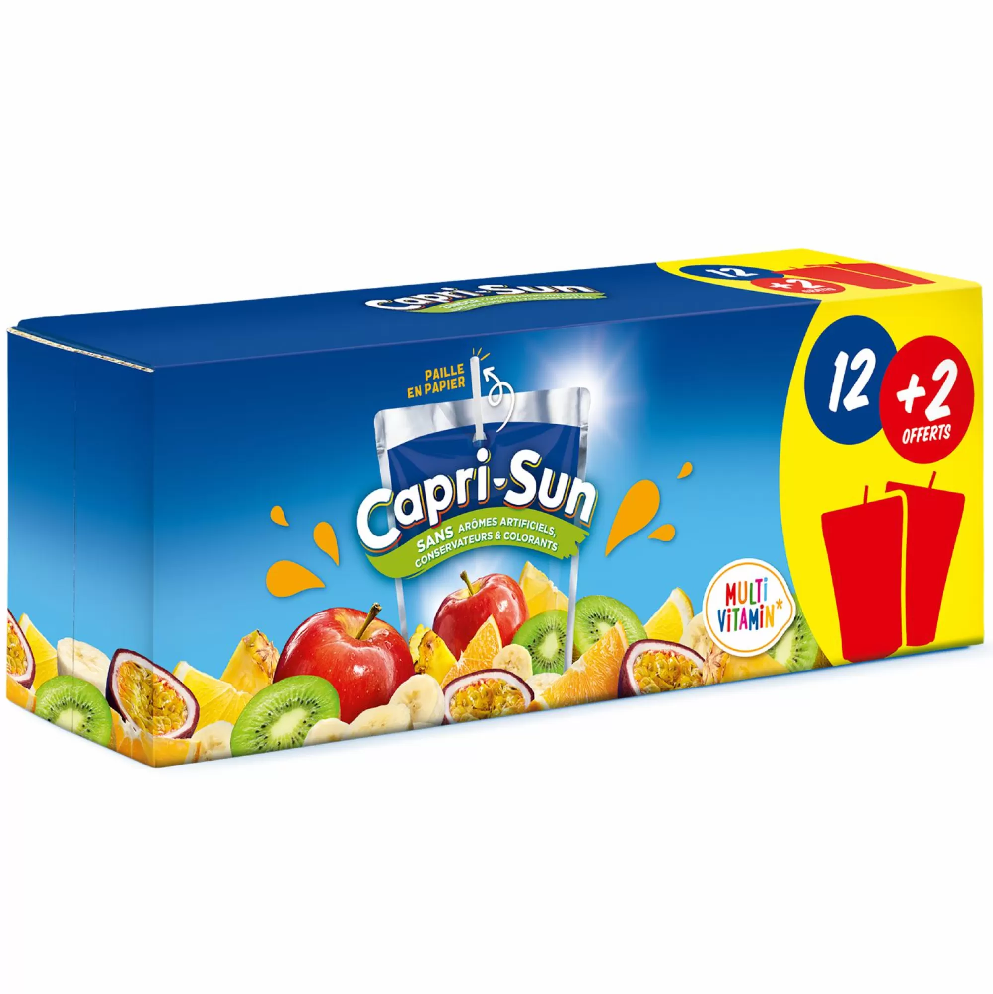 CAPRI SUN Boissons<Boîte de 12+2 Capri-Sun multi vitamines