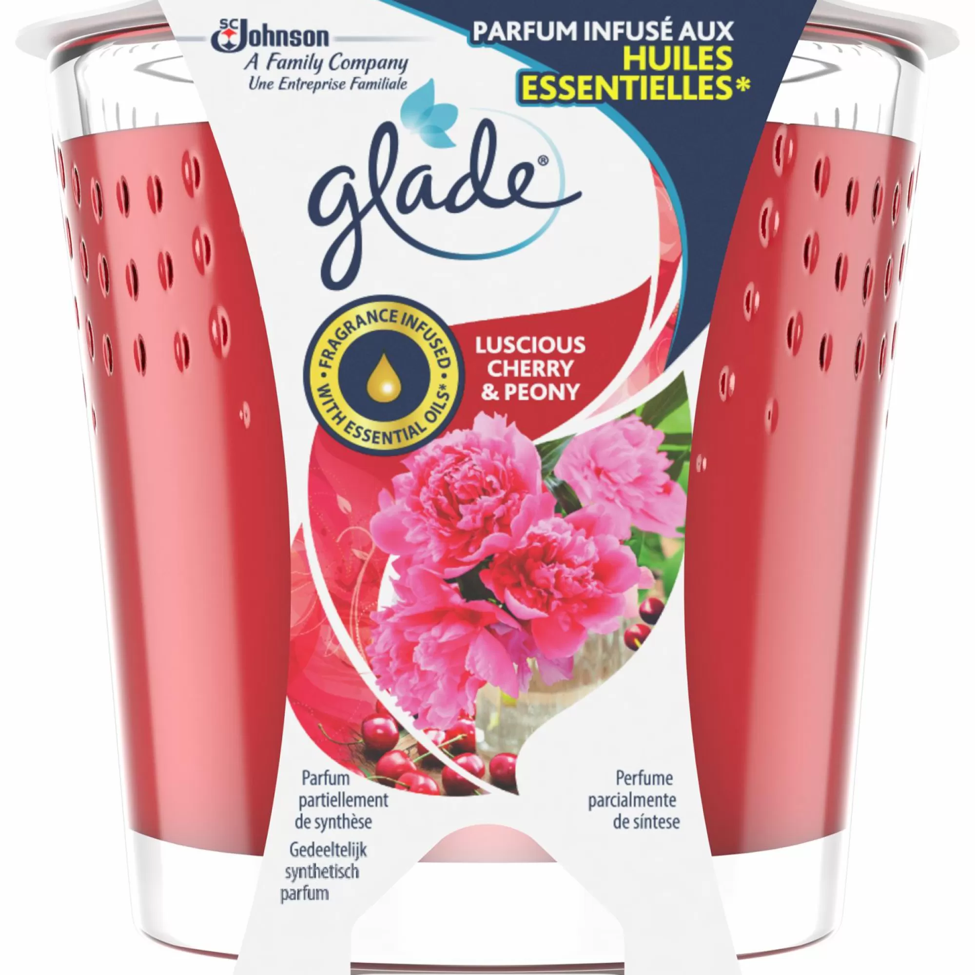 GLADE BY BRISE Produits Ménagers<Bougie parfumée luscious cherry et peony