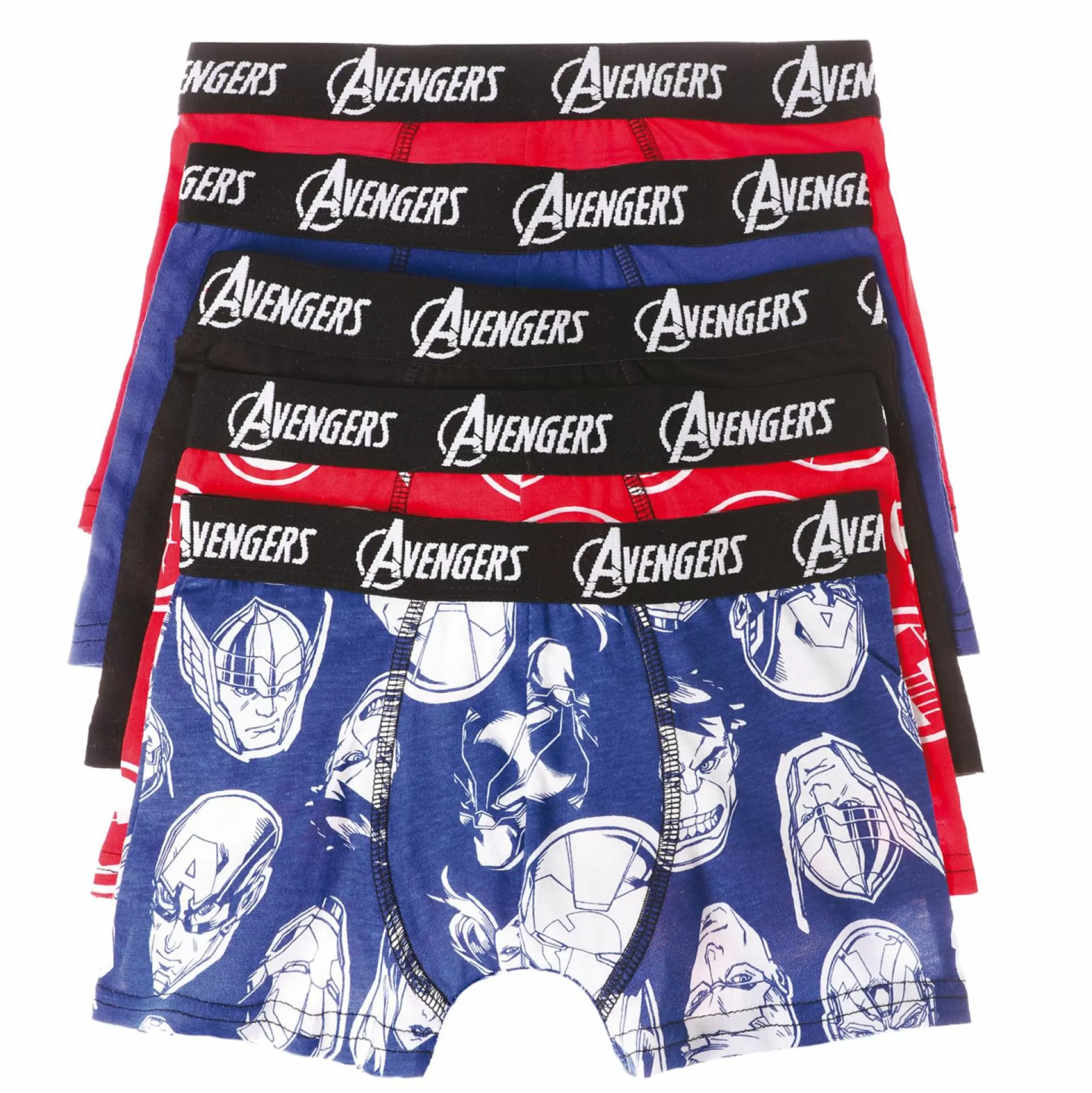 AVENGERS Sous-Vêtements Et Vêtements De Nuit<5 boxers Imprimé}