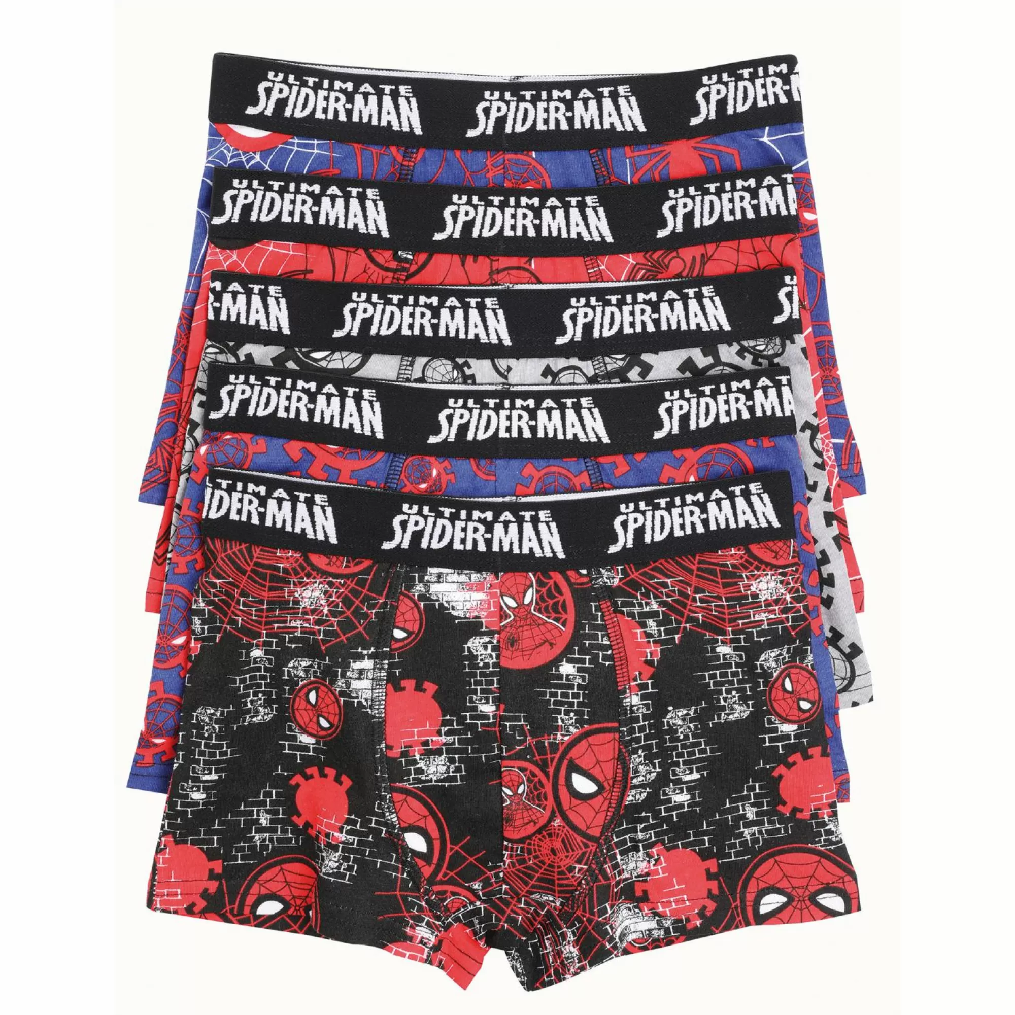 SPIDERMAN Sous-Vêtements Et Vêtements De Nuit<5 boxers en coton Multicolore}