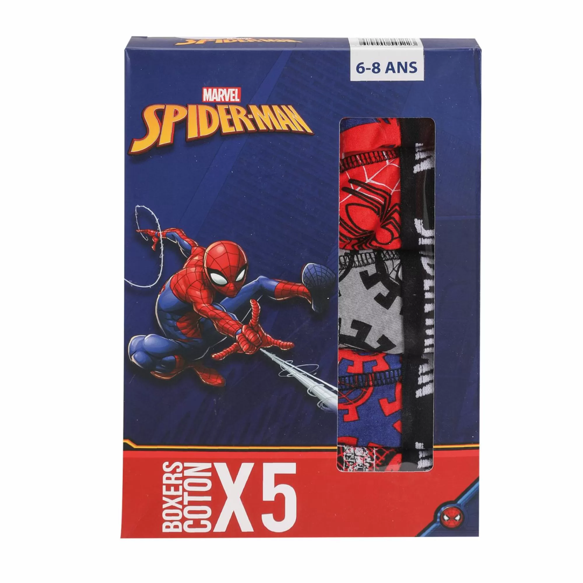 SPIDERMAN Sous-Vêtements Et Vêtements De Nuit<5 boxers en coton Multicolore}