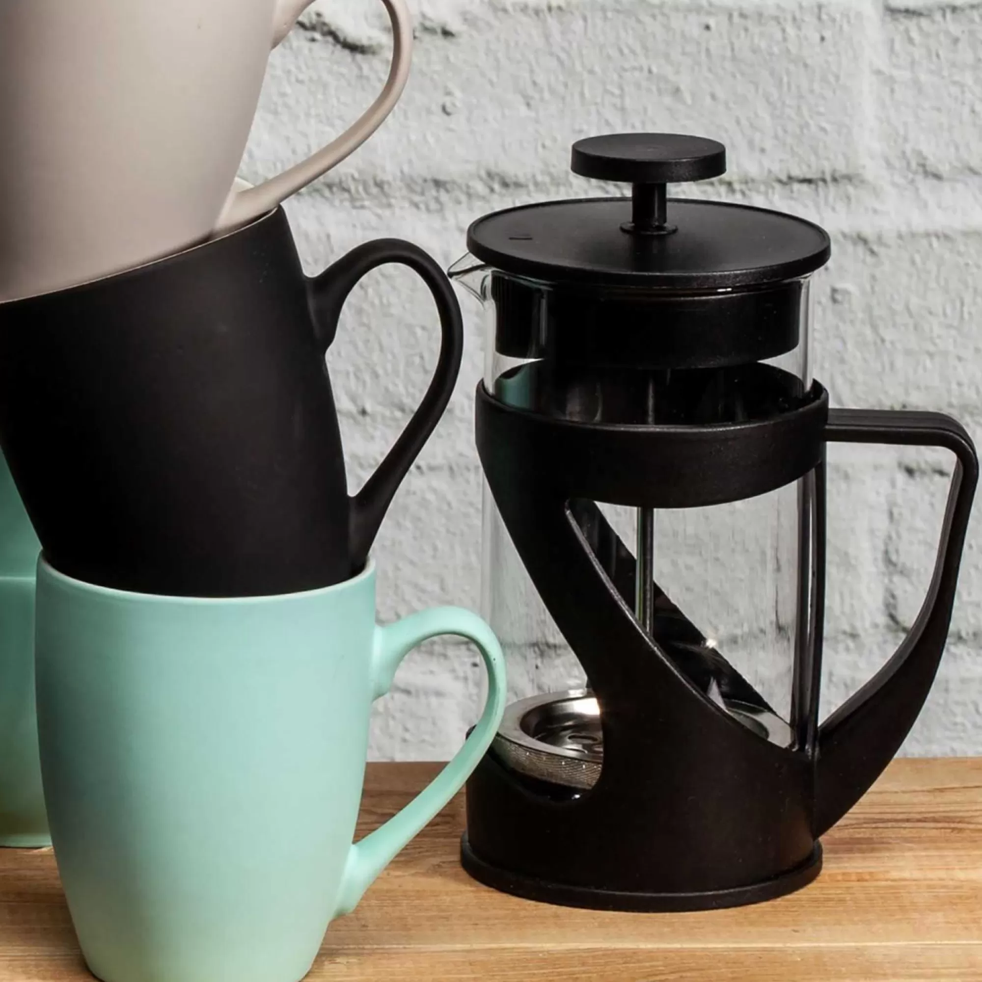 Stokomani Vaisselle Et Service<Cafetière à piston noire 60cl