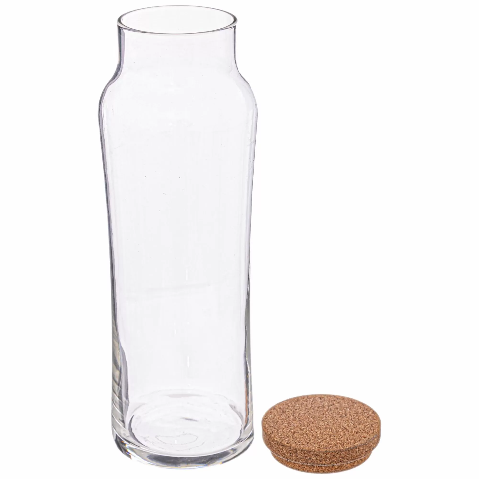 SECRET DE GOURMET Vaisselle Et Service<Carafe en verre avec bouchon 1L transparente