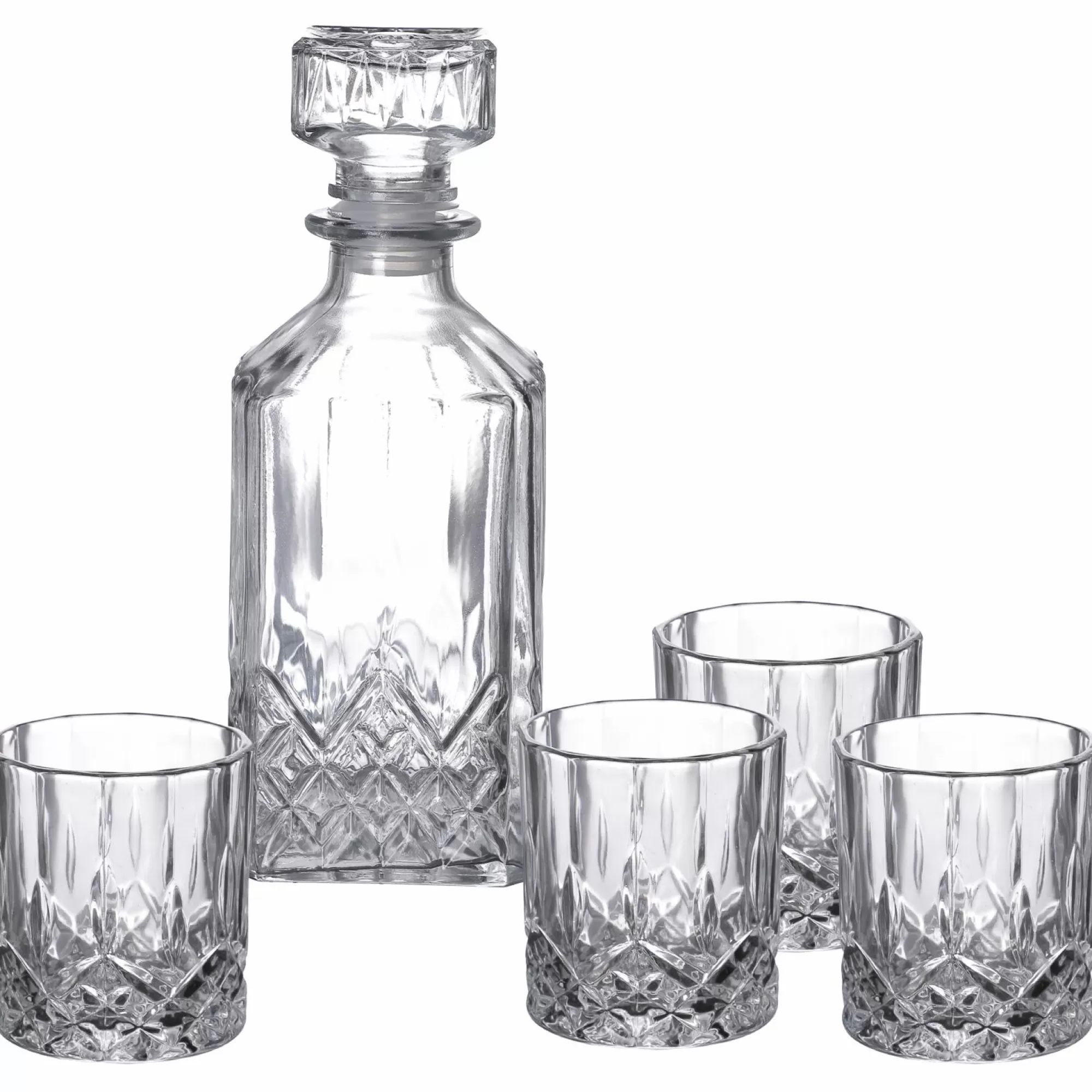 Stokomani Vaisselle Et Service<Carafe 900ml avec 4 verres whisky