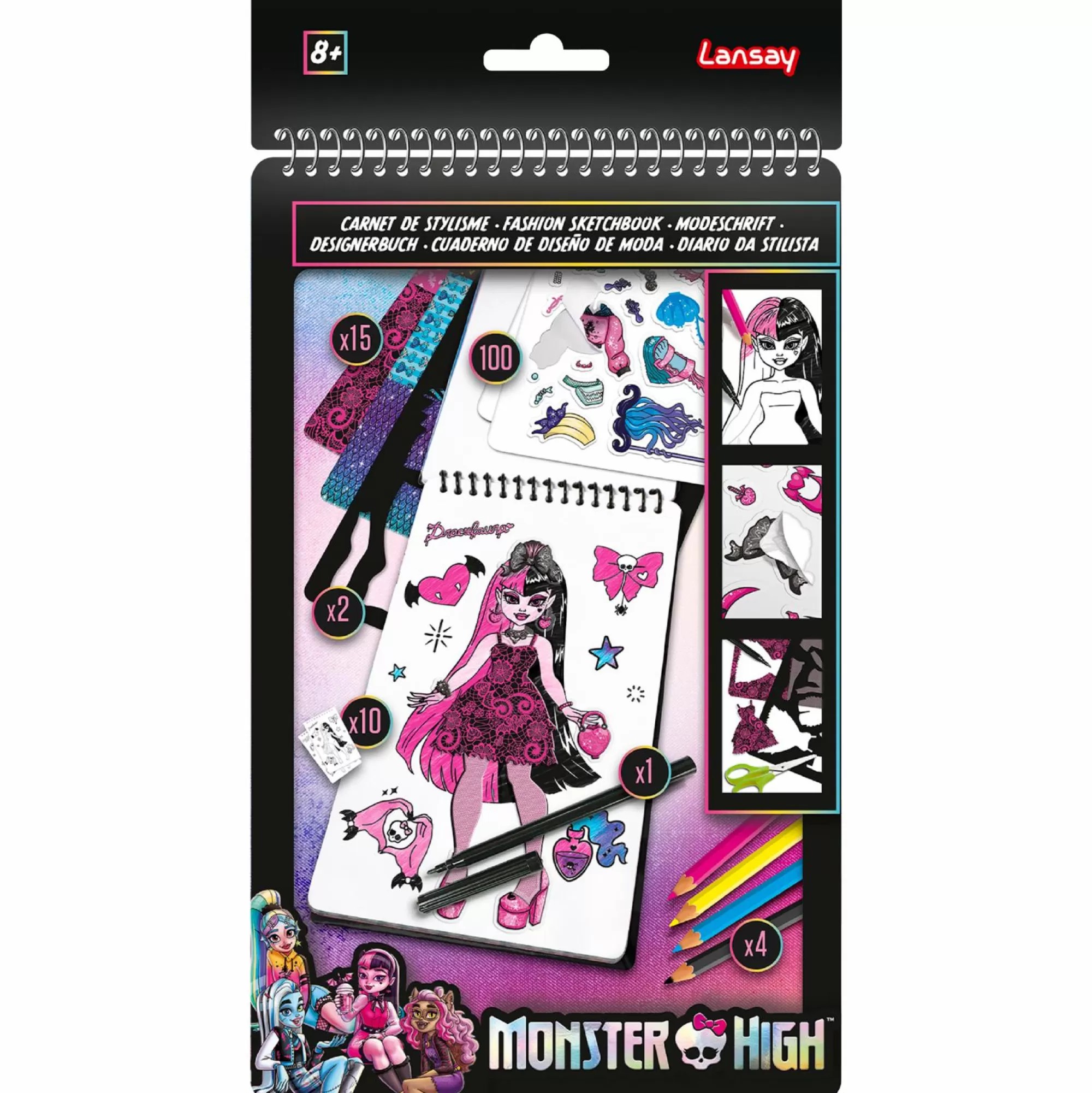 Stokomani Jouets À - De 5 Euros | Jouet<Carnet de stylisme Monster High