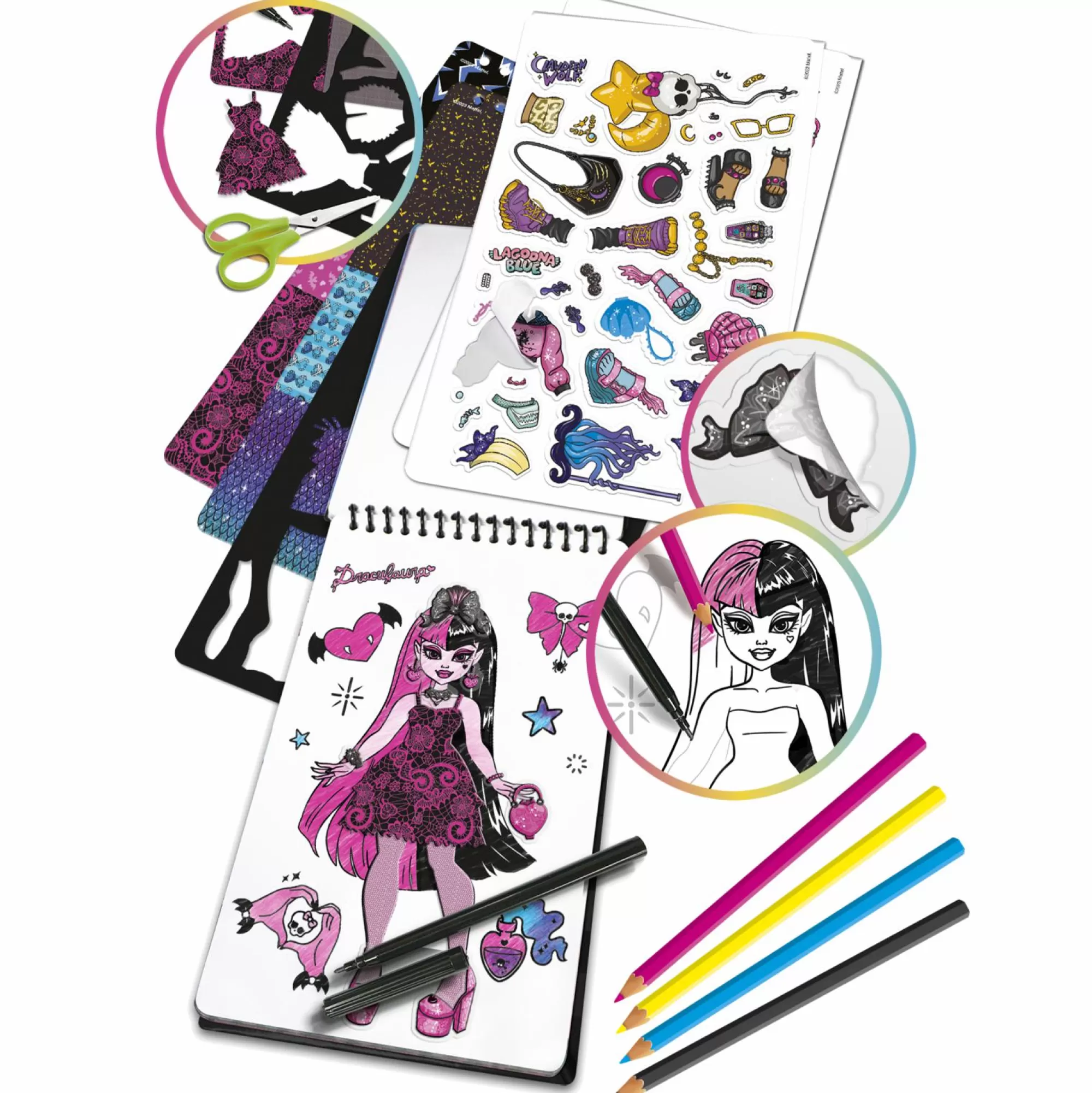 Stokomani Jouets À - De 5 Euros | Jouet<Carnet de stylisme Monster High