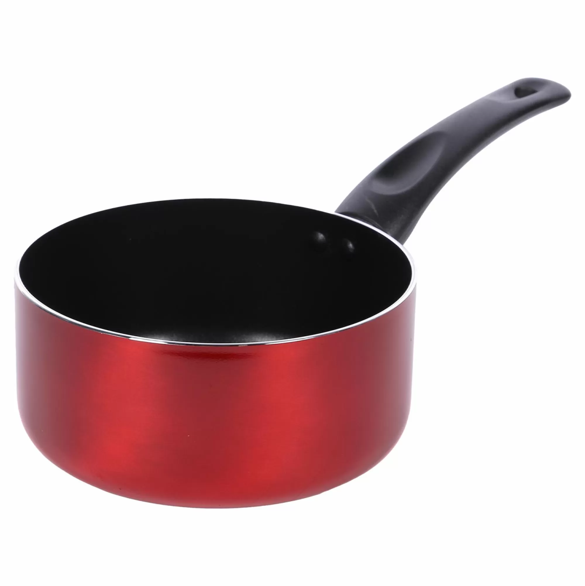 Stokomani Cuisson Et Ustensiles<Casserole en aluminium rouge métallisé 18 cm