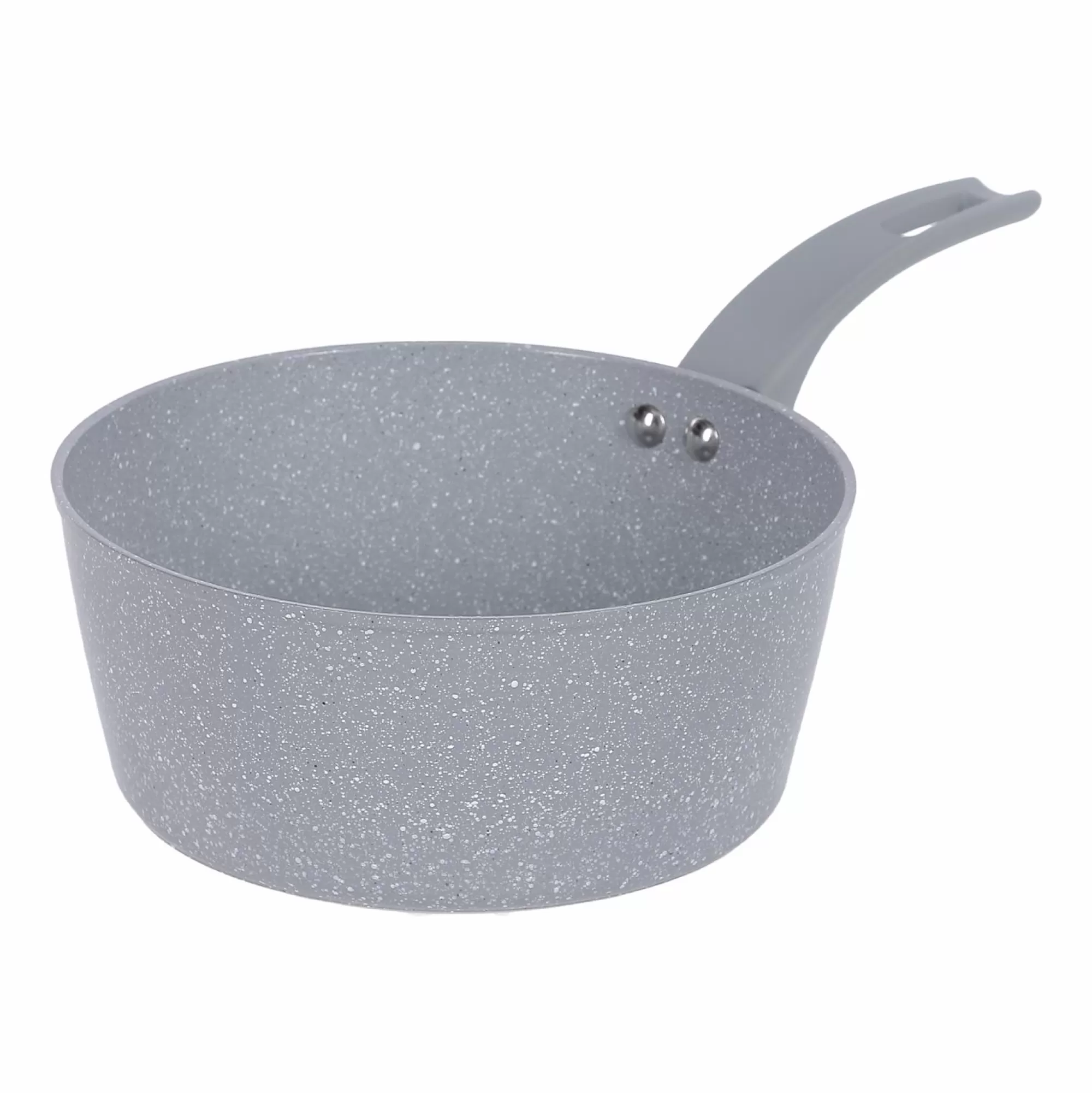 DELBO Cuisson Et Ustensiles<3 casseroles 16-18-2 cm marbré gris