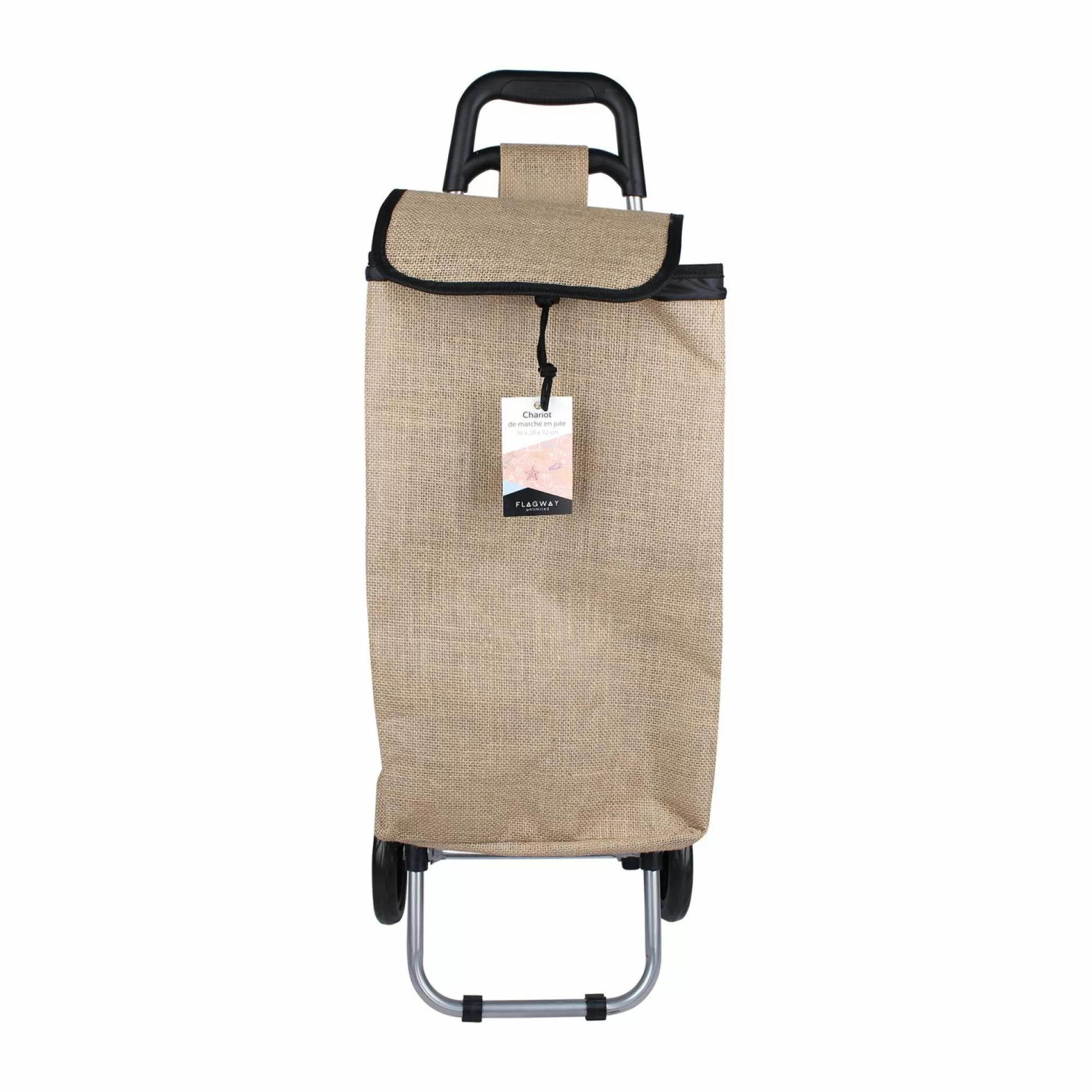 FLAGWAY Bagagerie<Chariot de courses en jute