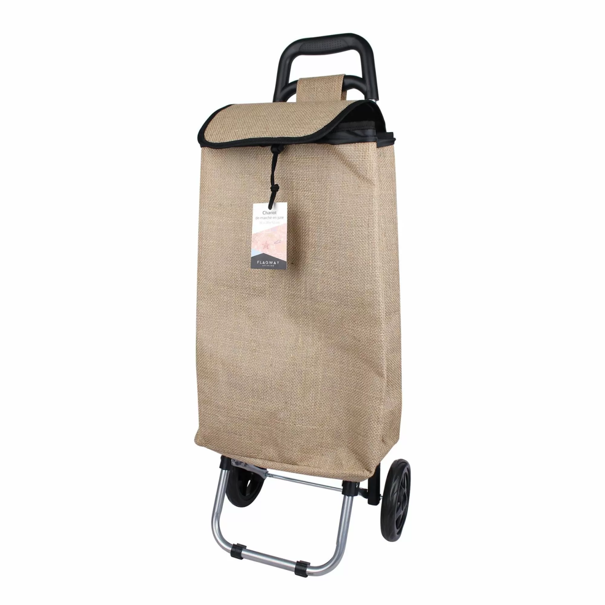 FLAGWAY Bagagerie<Chariot de courses en jute