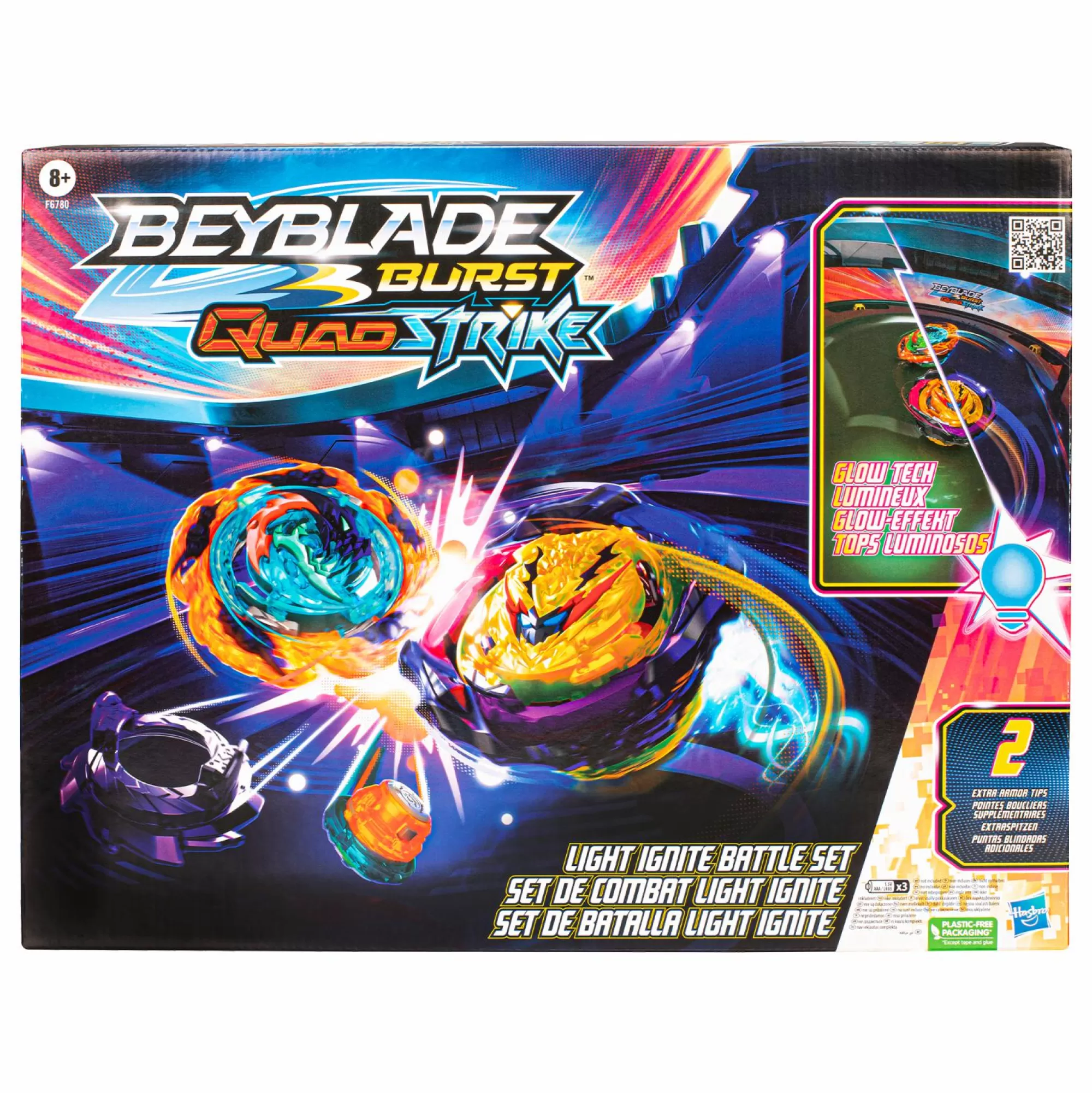 BEYBLADE Jouet<Coffret arène de combat light ignite