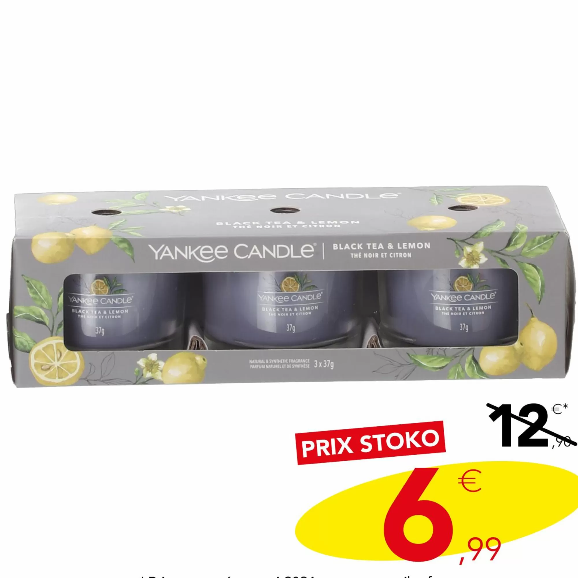 Stokomani Bougies<Coffret bougie Yankee Candle Thé noir et citron