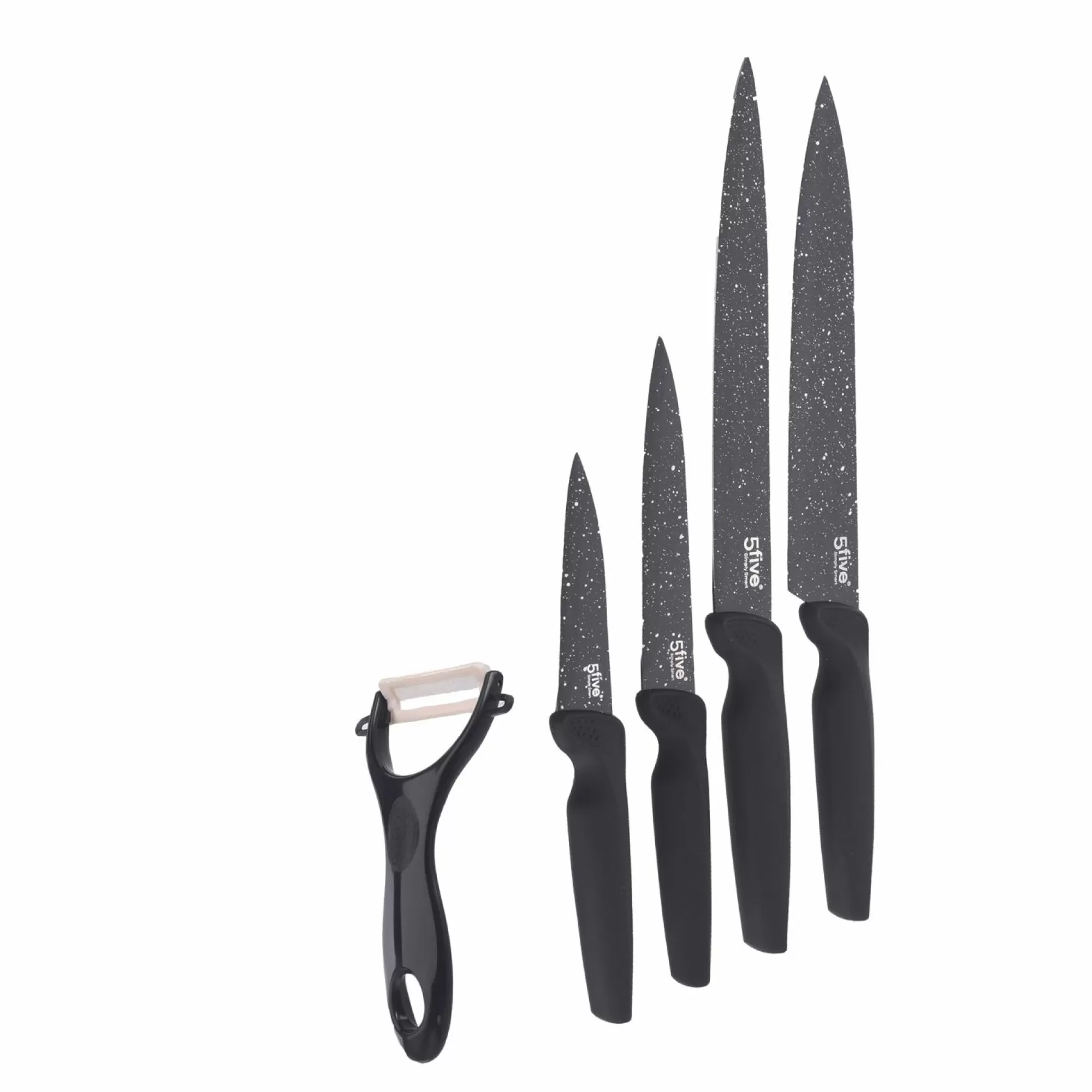 FIVE Vaisselle Et Service<Coffret de 4 couteaux en inox + 1 économe