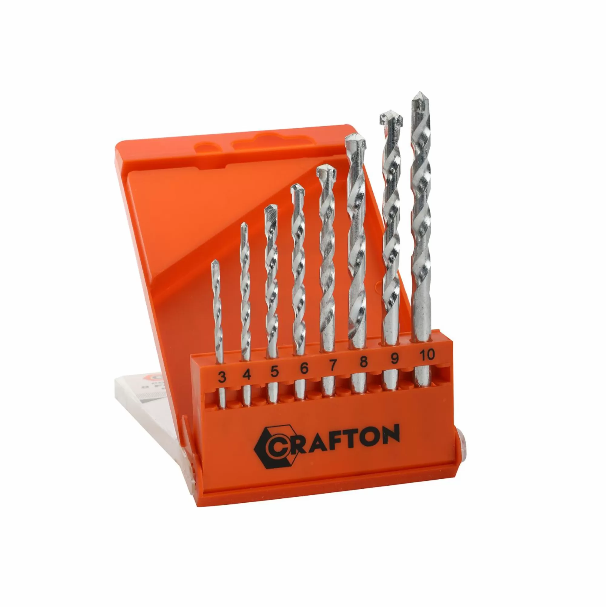 CRAFTON Outils De Bricolage<Coffret de 8 forets en béton