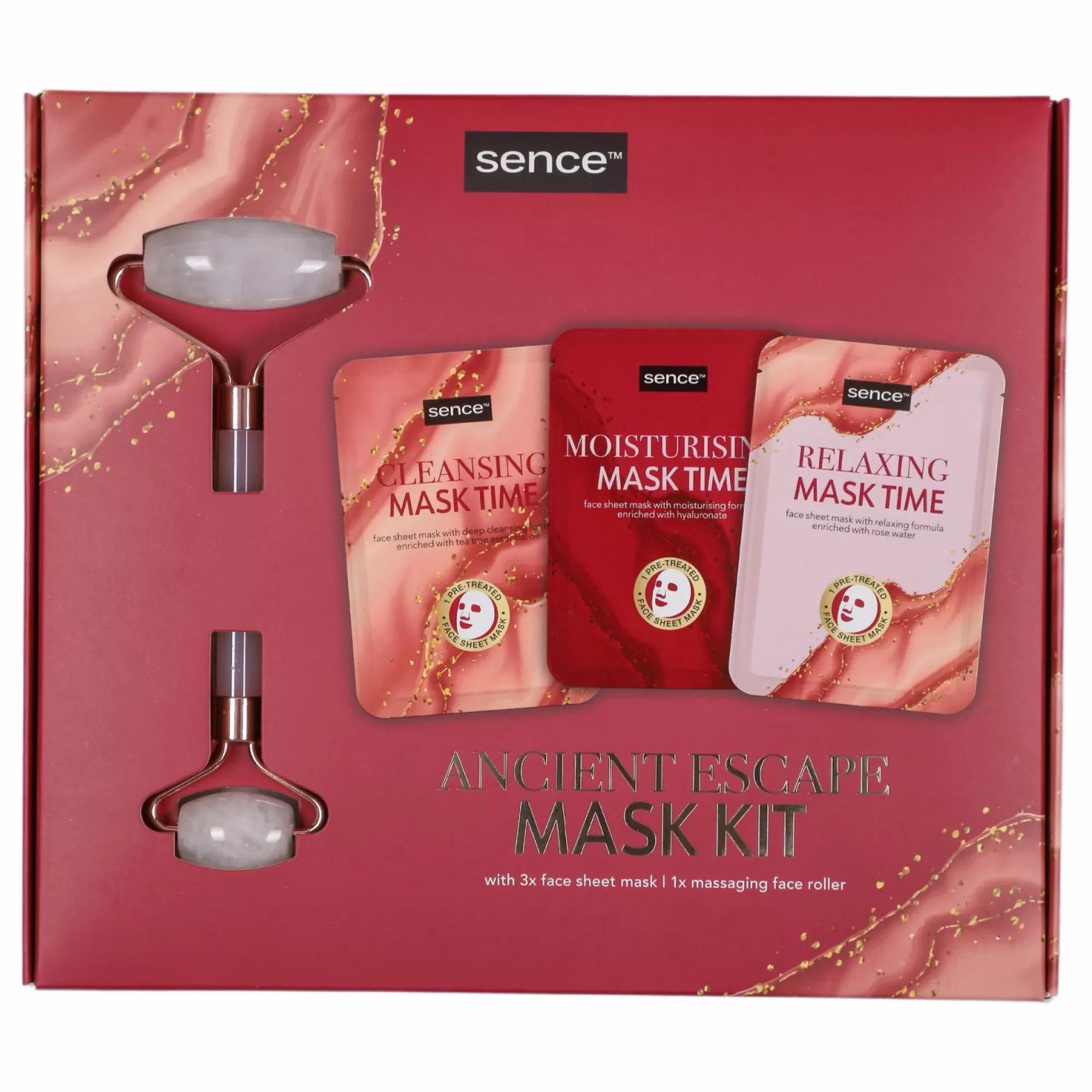 SENCE Coffrets Beauté Et Parfums<Coffret de 3 masques 20 ml + un rouleau de massage