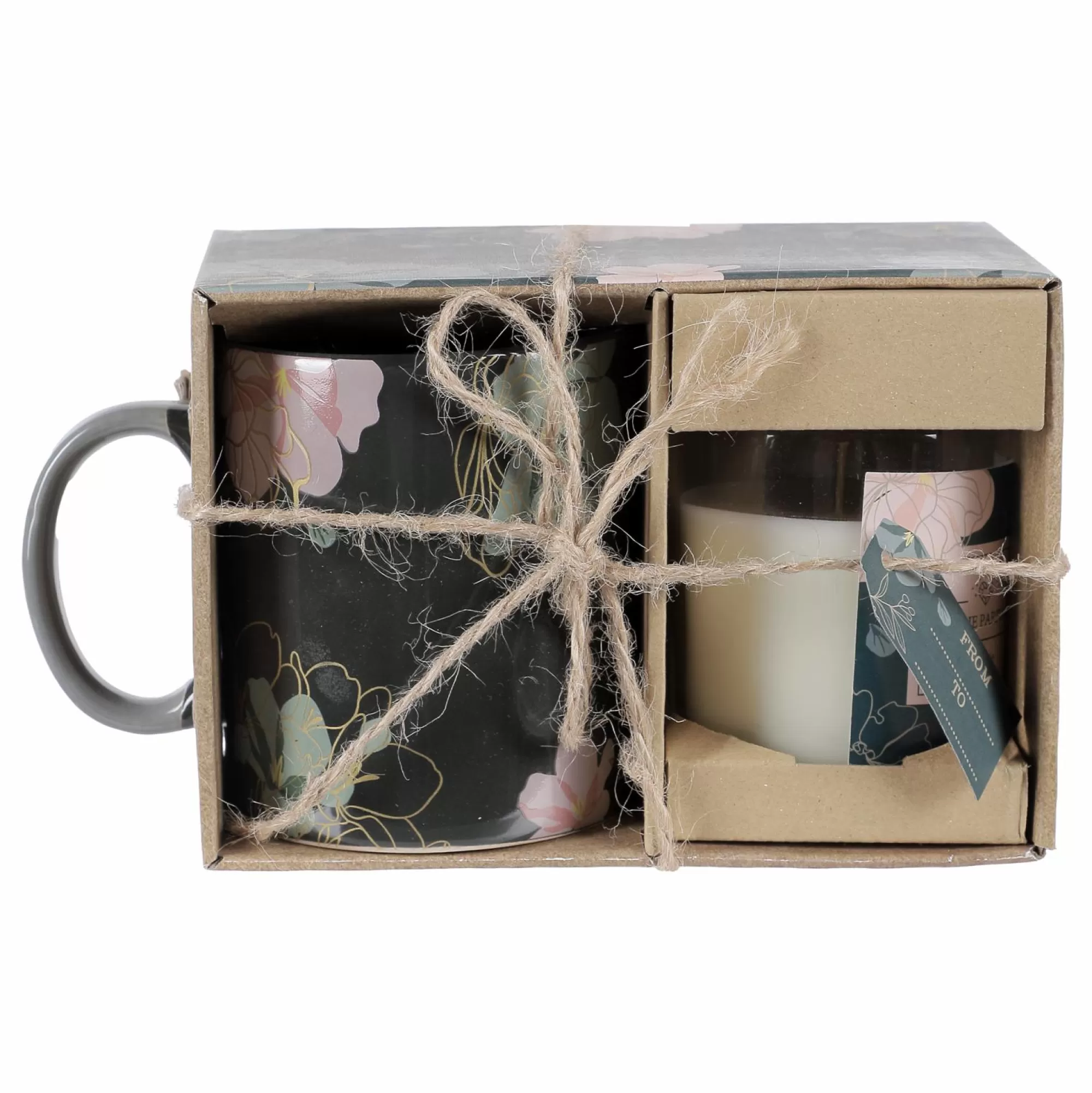 Stokomani Vaisselle Et Service<Coffret mug vert + bougie parfumée à la vanille