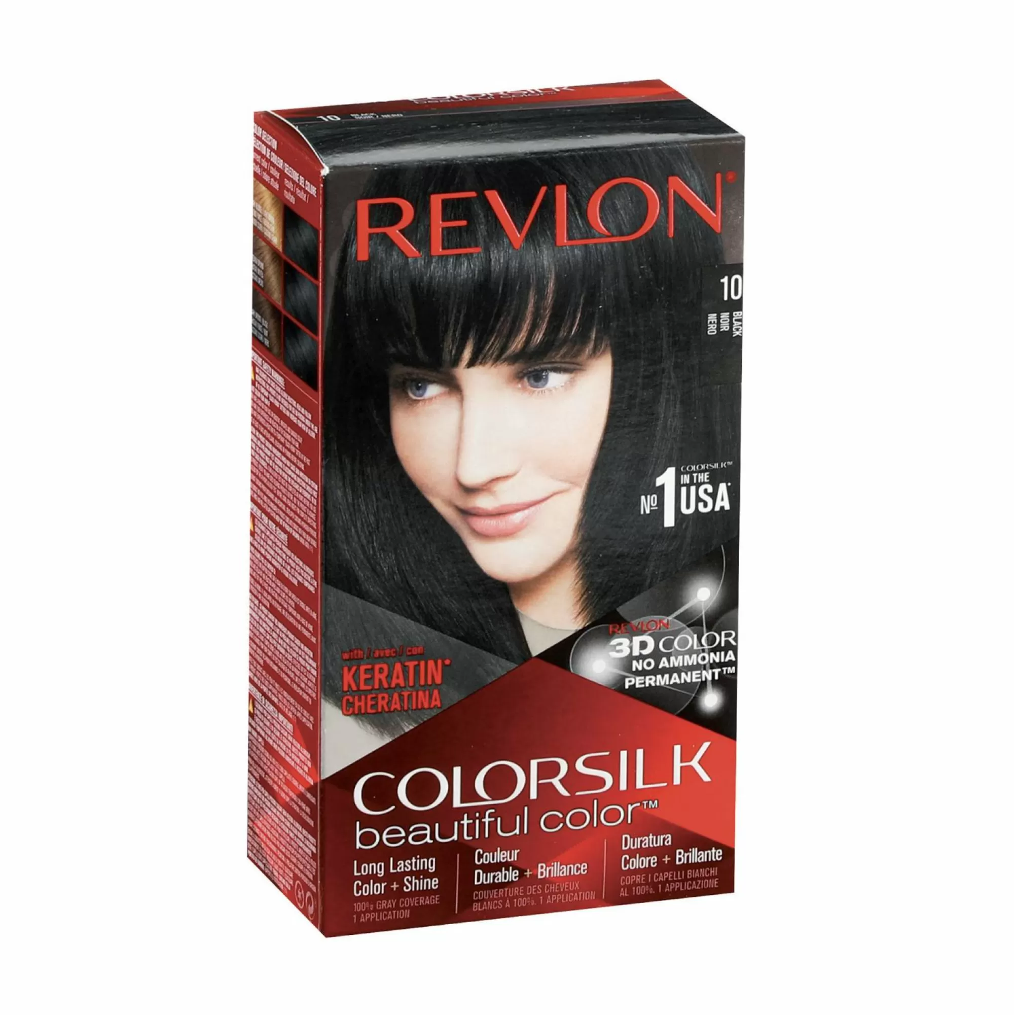 REVLON Cheveux<Coloration Colorsilk 10 noir