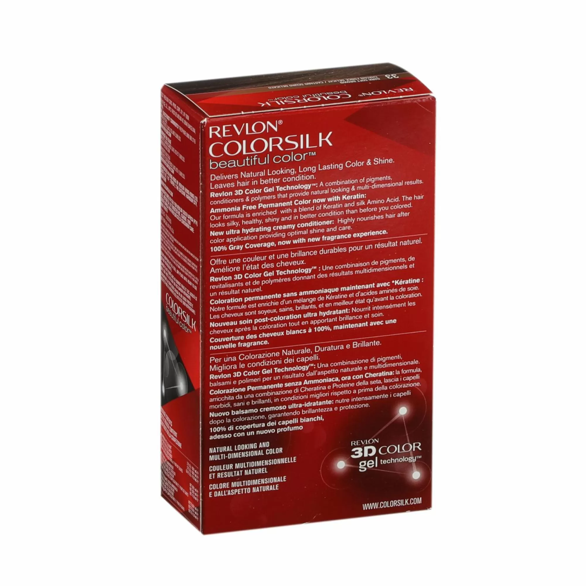 REVLON Cheveux<Coloration Colorsilk 10 noir