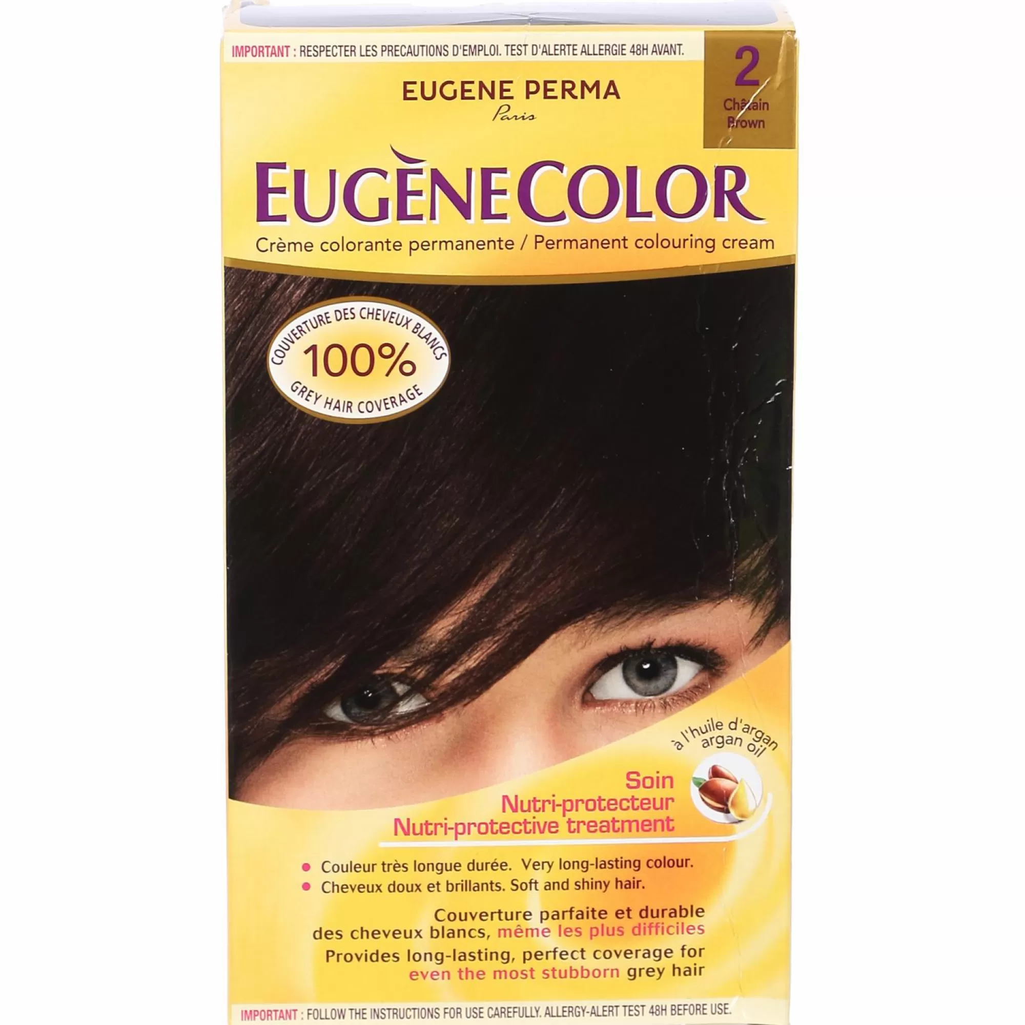 EUGENE COLOR Cheveux<Coloration flashback N2 Chatain