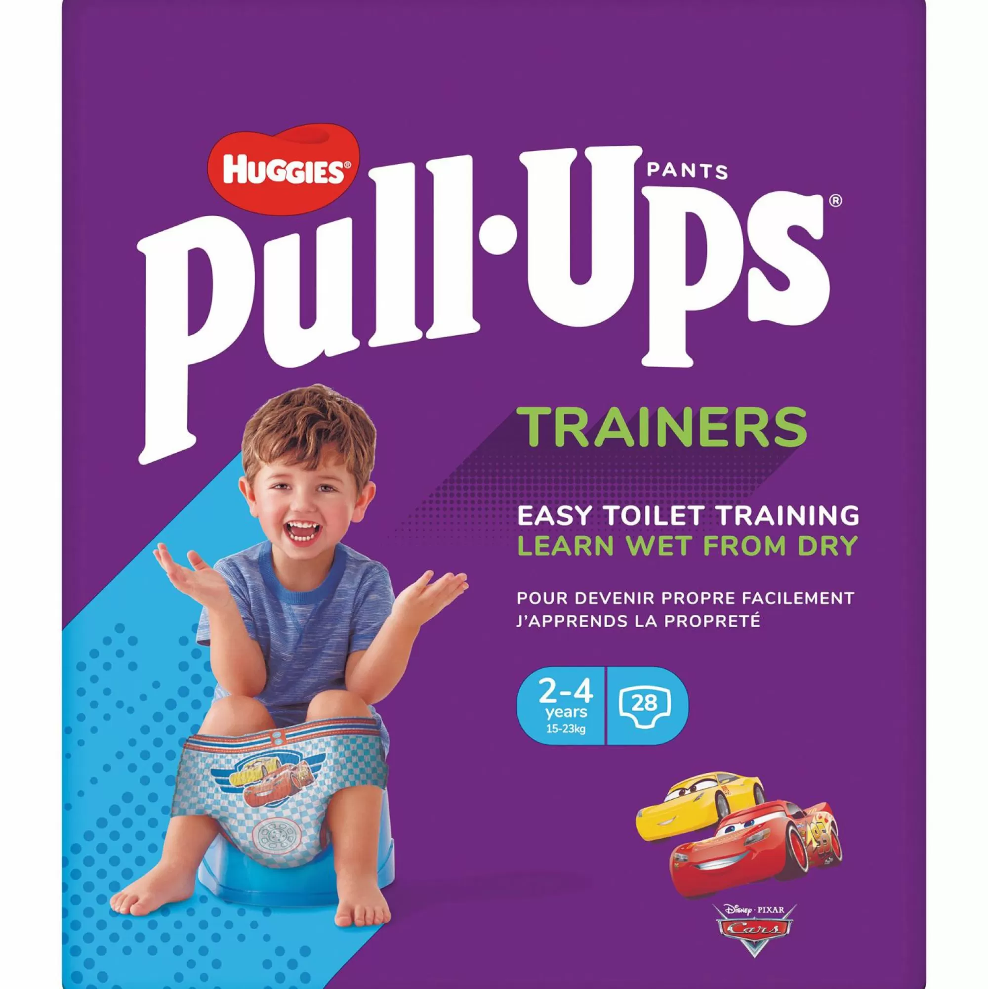 HUGGIES Soin Bébé<28 couches pull ups Cars taille 6