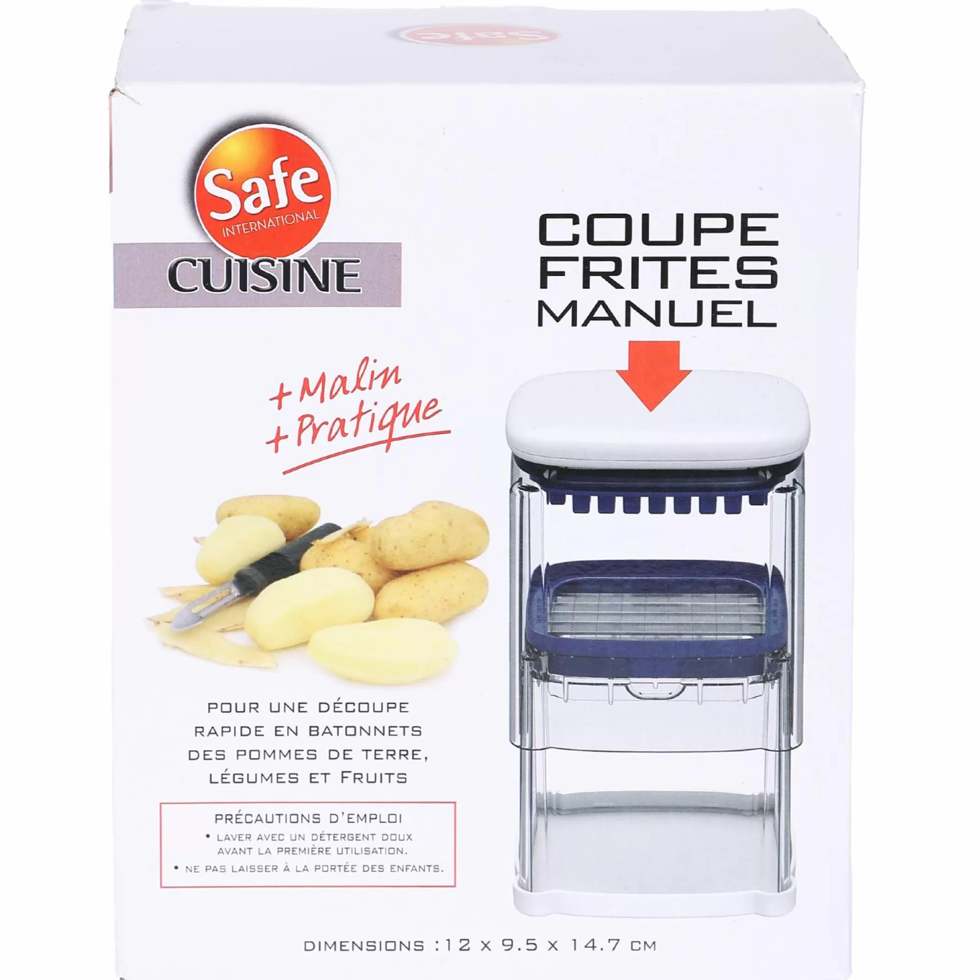 Stokomani Cuisson Et Ustensiles<Coupe frites manuel avec lames