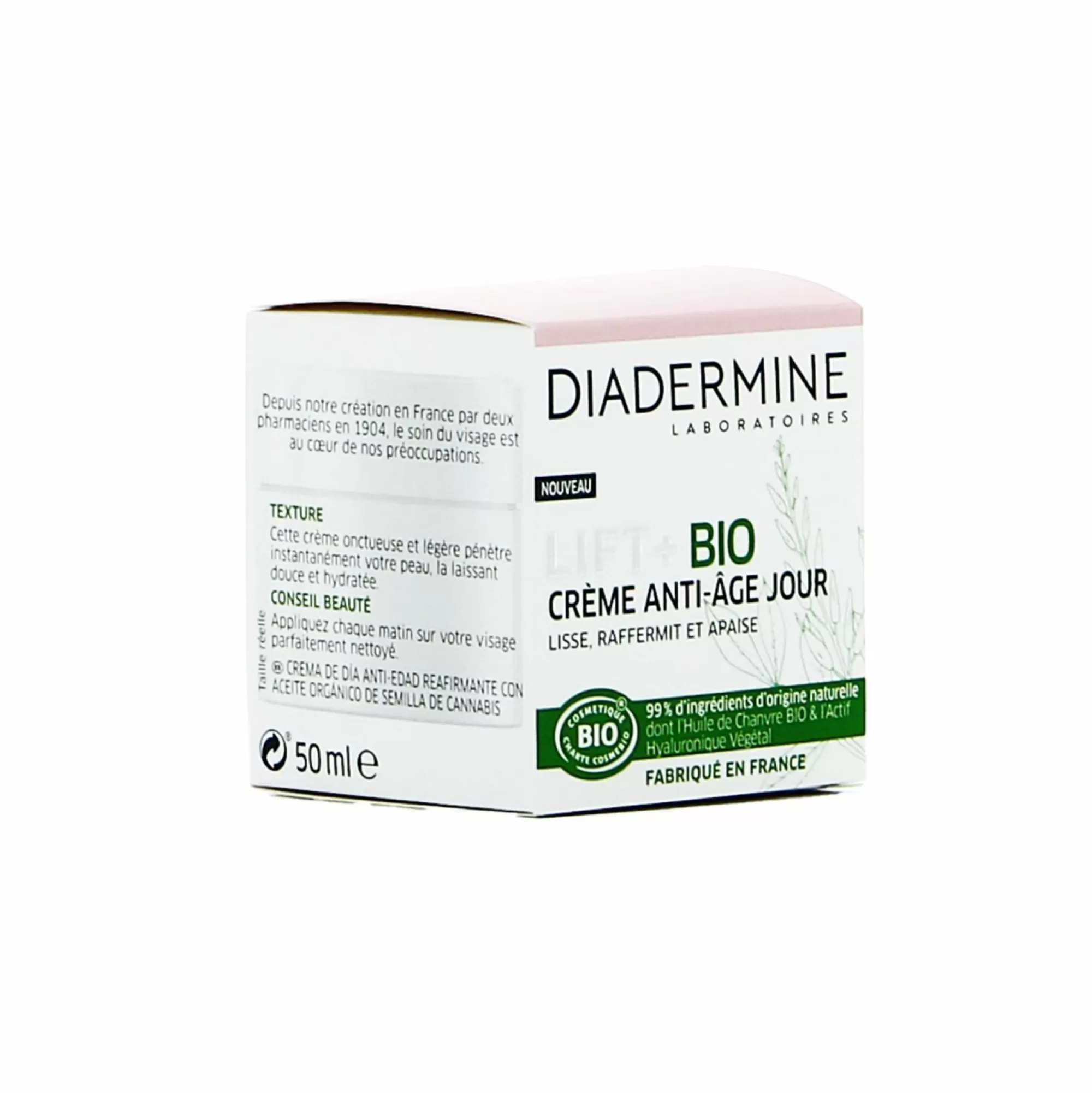 DIADERMINE Visage<Crème de jour anti-âge lift+ bio