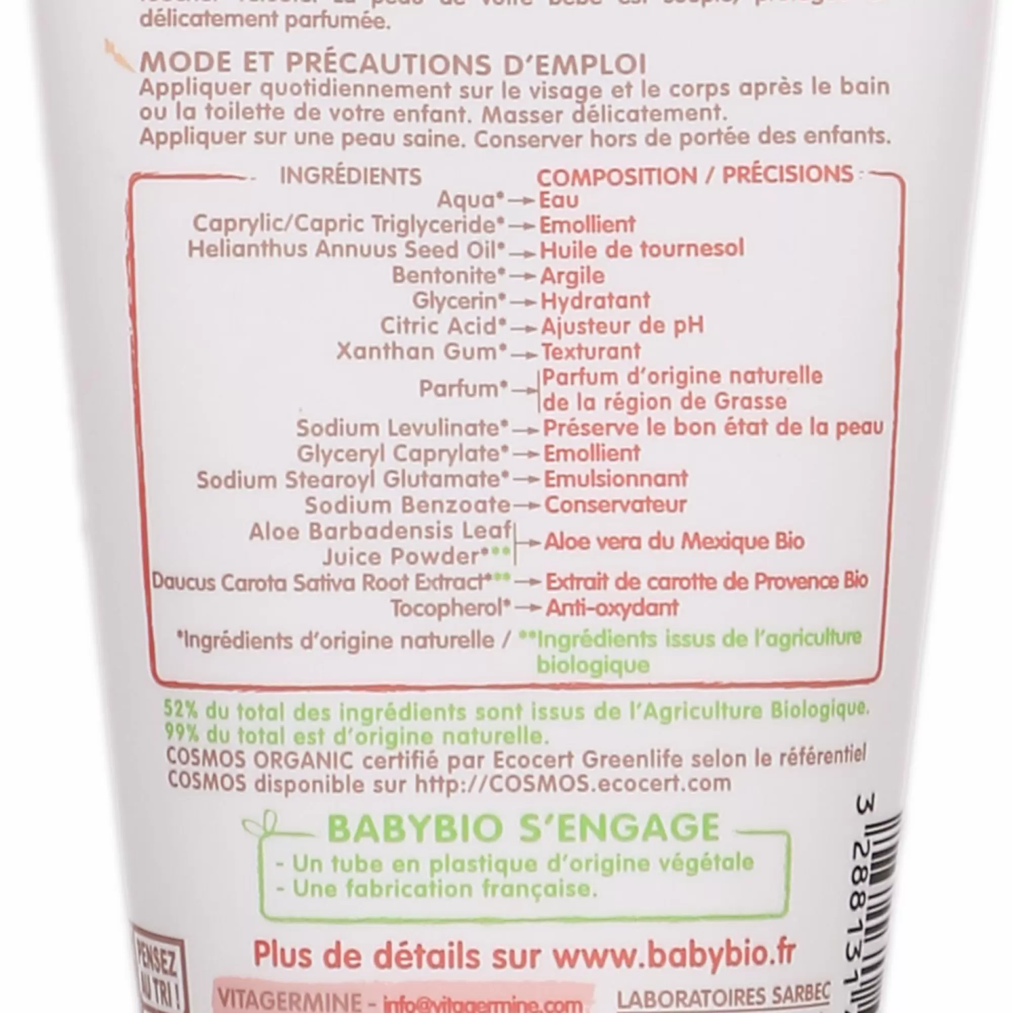 Stokomani Soin Bébé<Crème hydratante visage et corps