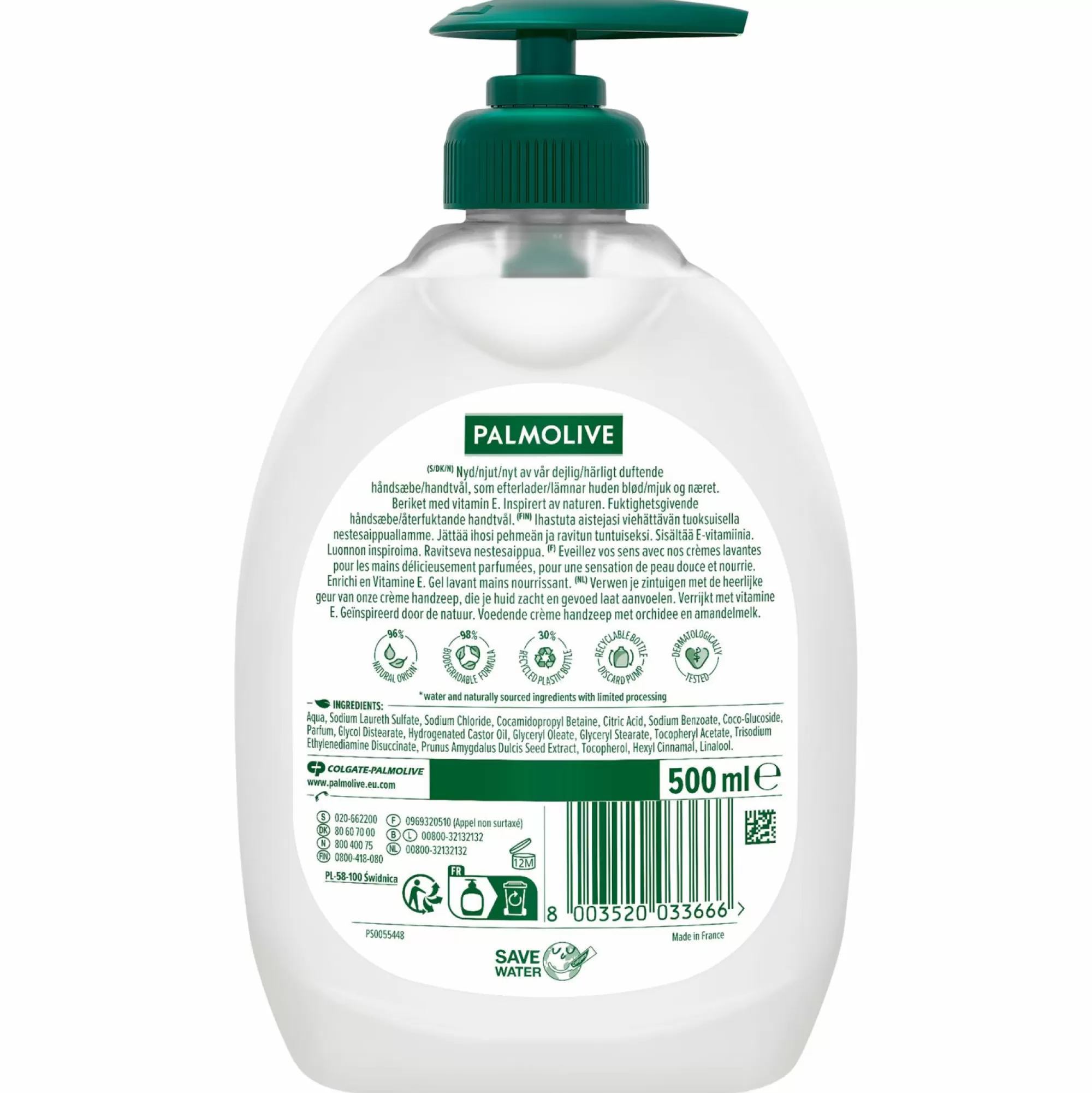 PALMOLIVE Hygiène<Crème lavante mains lait et amande