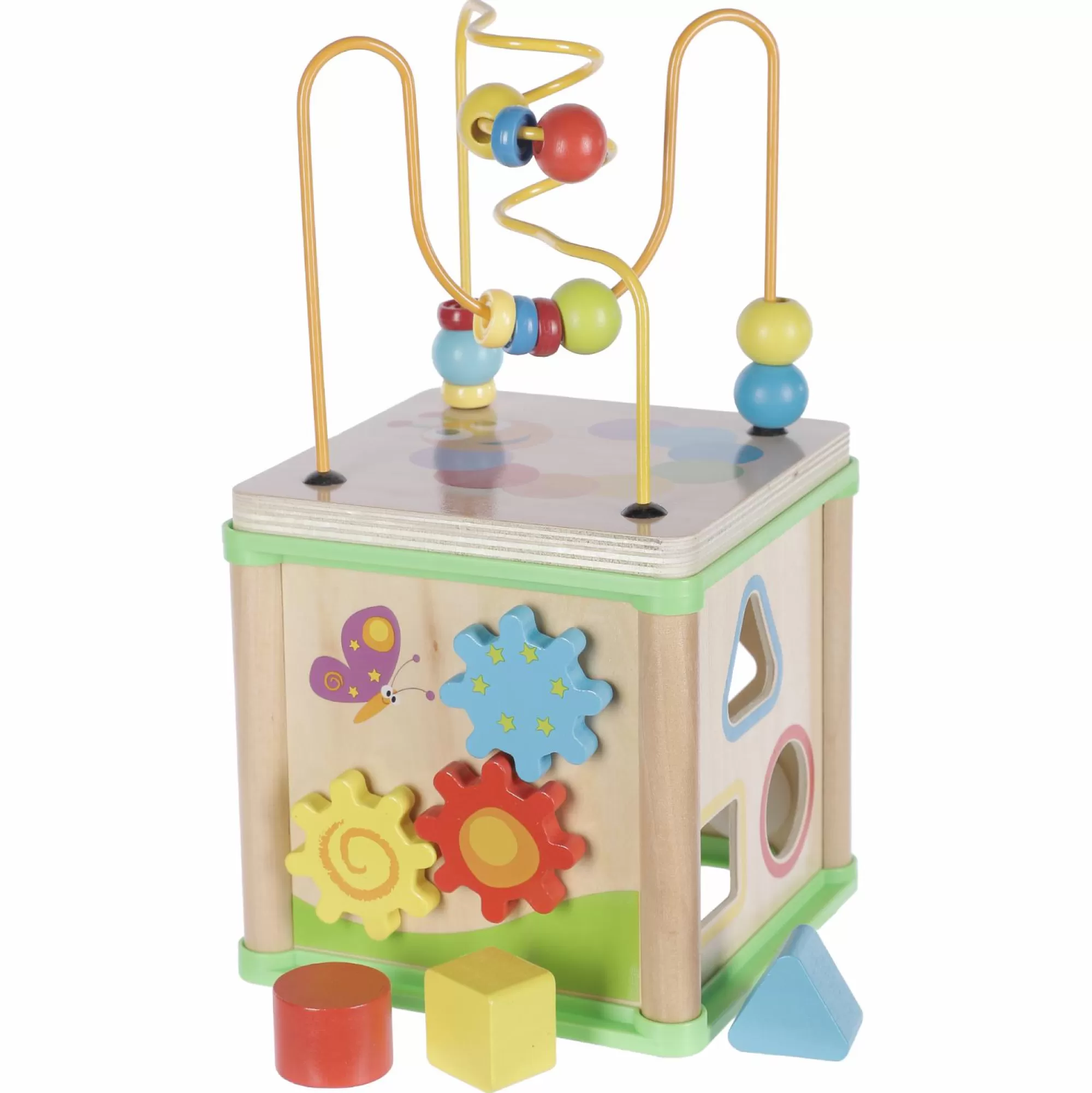 MOJY Jouets À - De 20 Euros | Jouet<Cube en bois multi activités