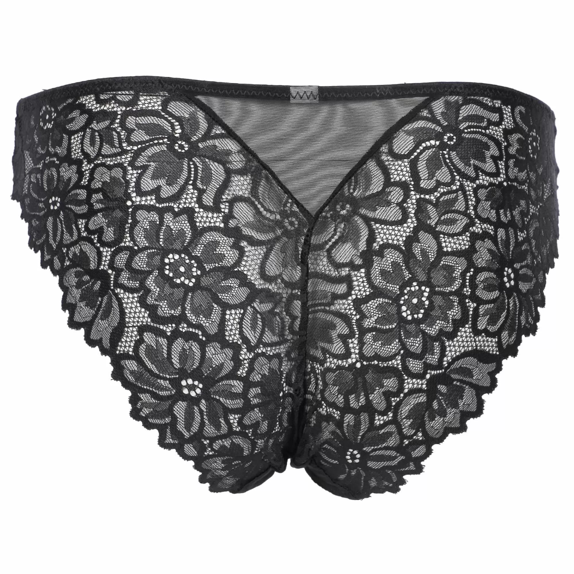 LA CITY Lingerie Et Vêtements De Nuit<Culotte dentelle et satin Noir