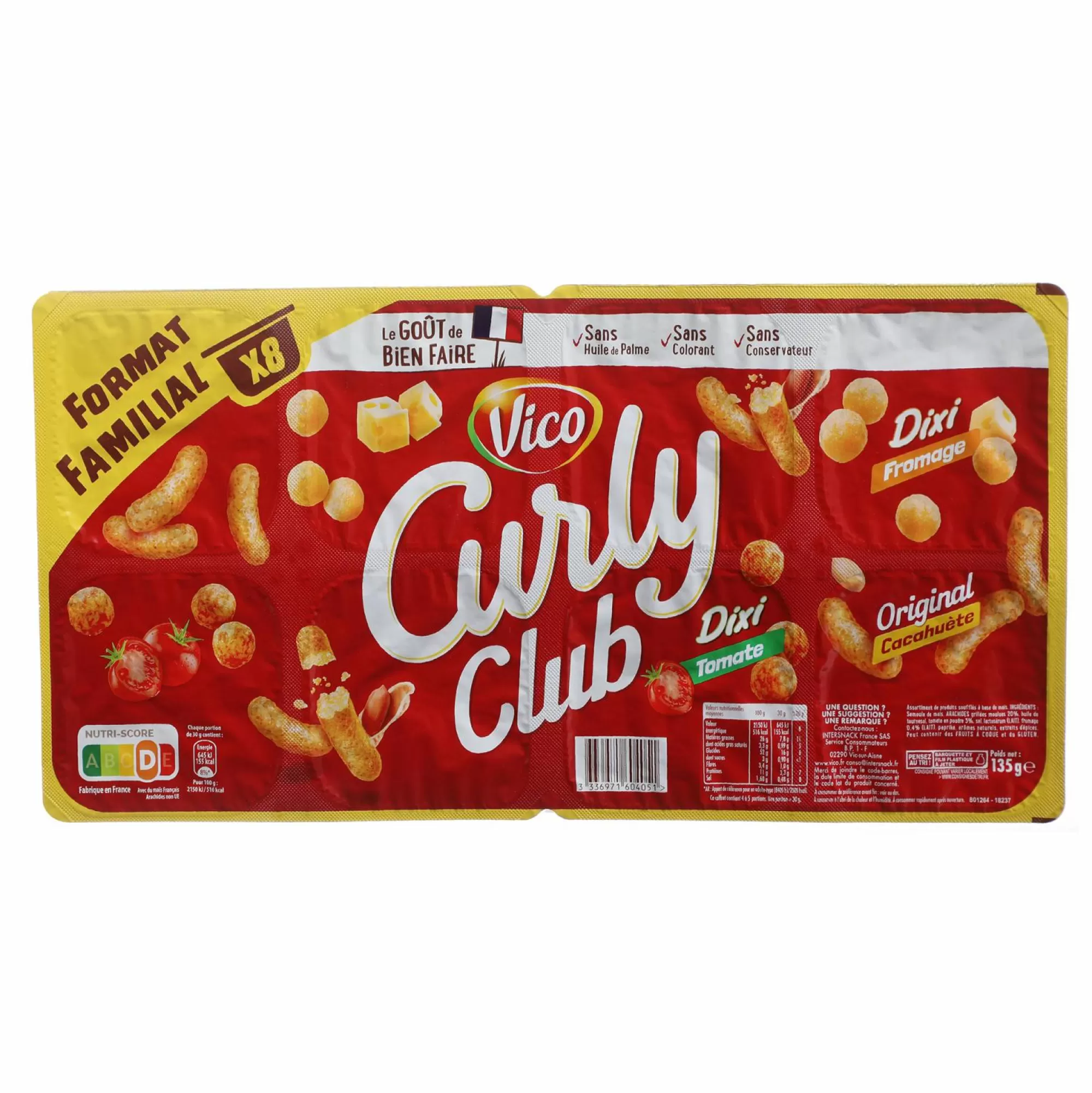 Stokomani Épicerie Salée<Curly Club format familial