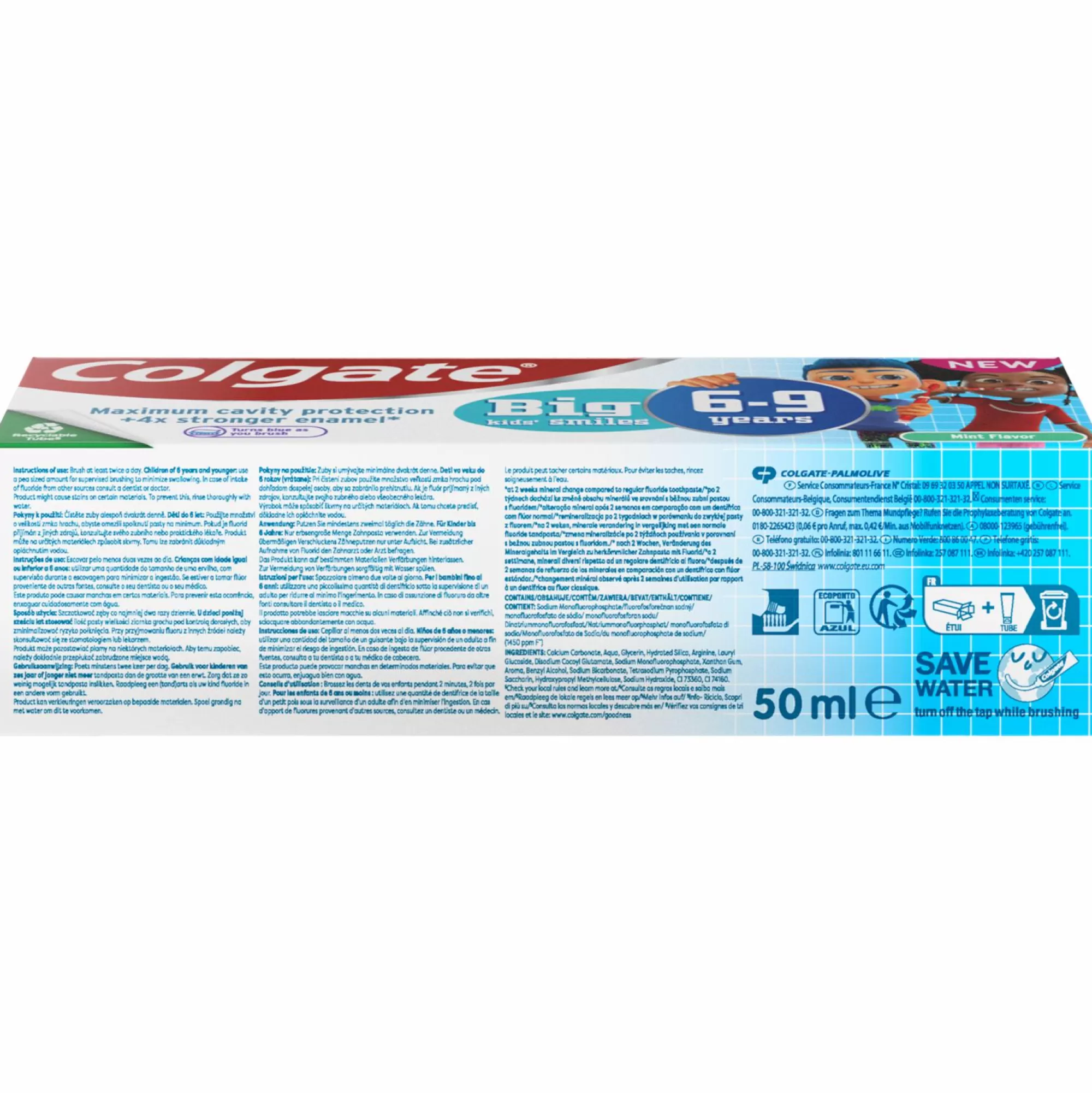 COLGATE Hygiène<Dentifrice junior 6-9 ans