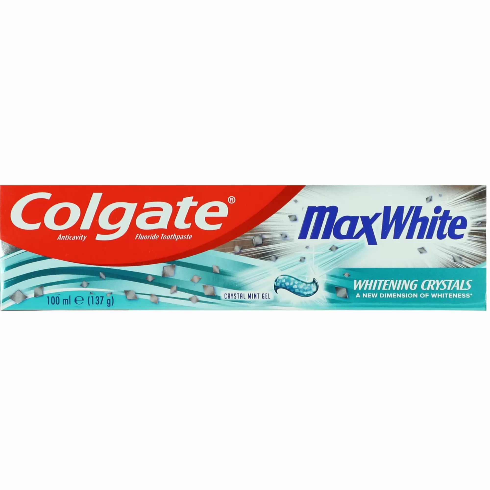 COLGATE Hygiène<Dentifrice max white menthe crystal