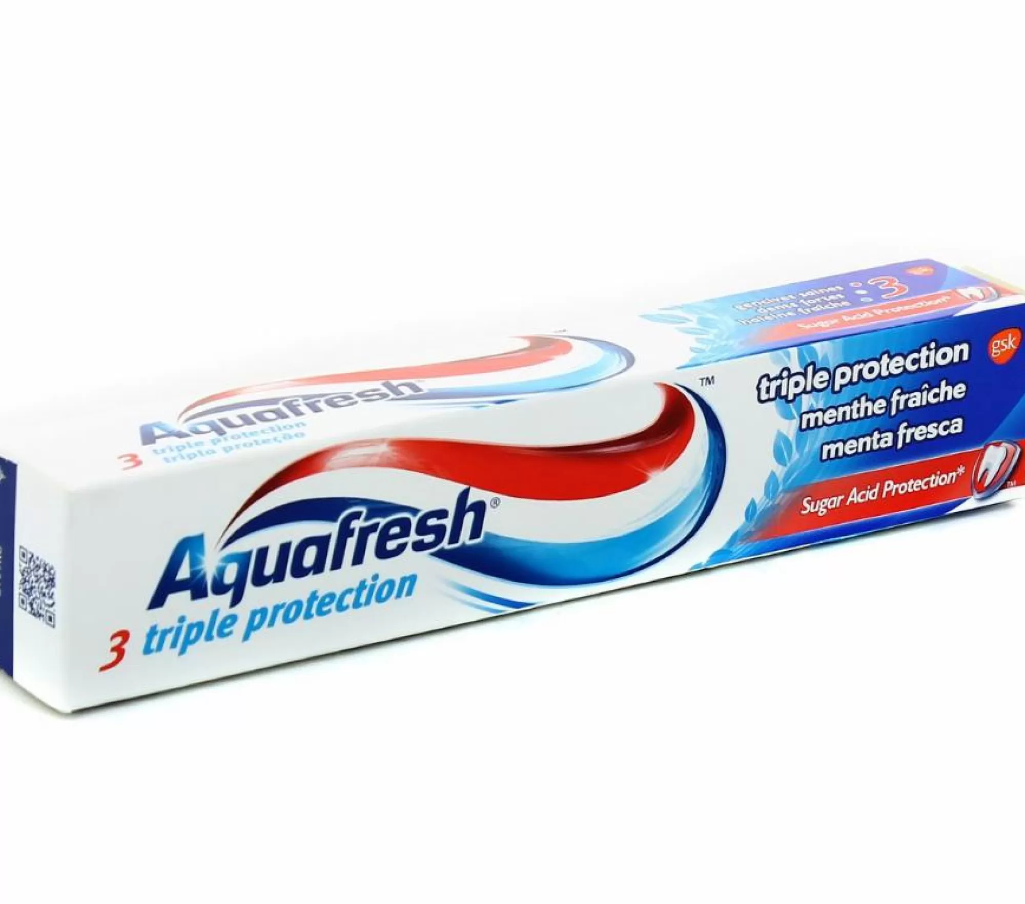 AQUAFRESH Hygiène<Dentifrice triple protection menthe fraîche