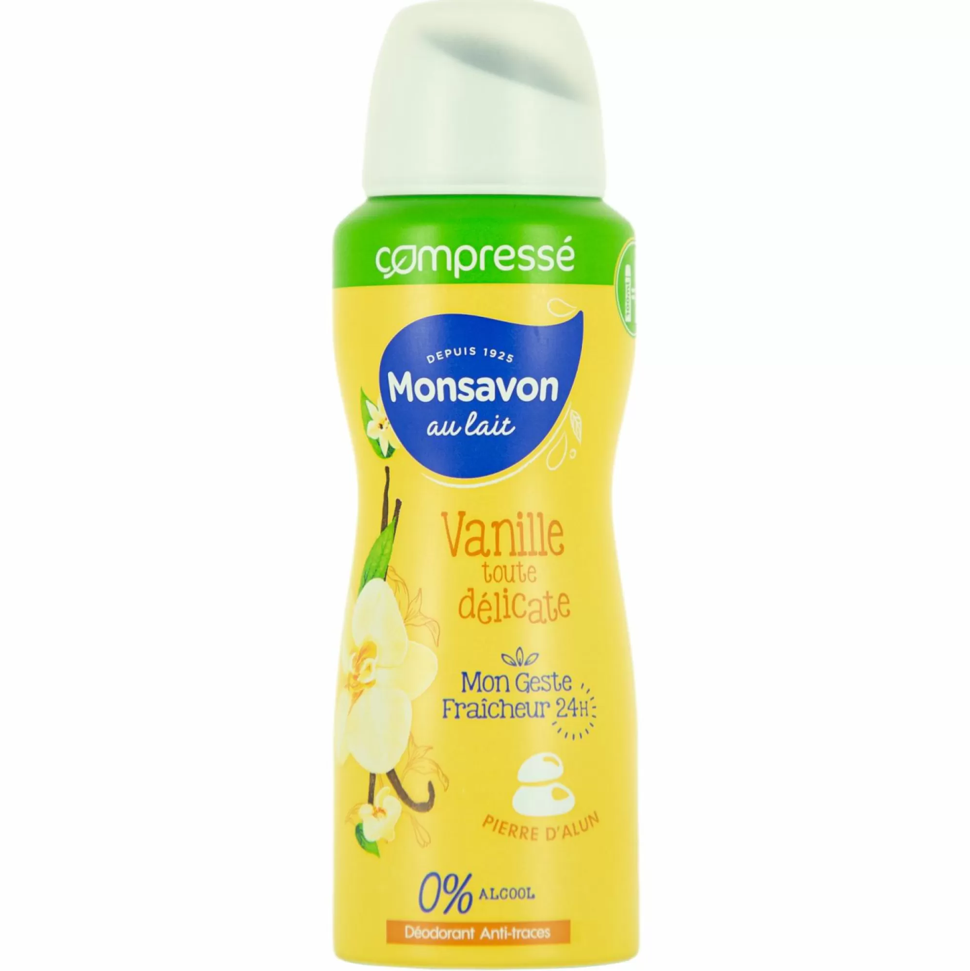 MONSAVON Hygiène<Déodorant compressé lait et fleur de vanille