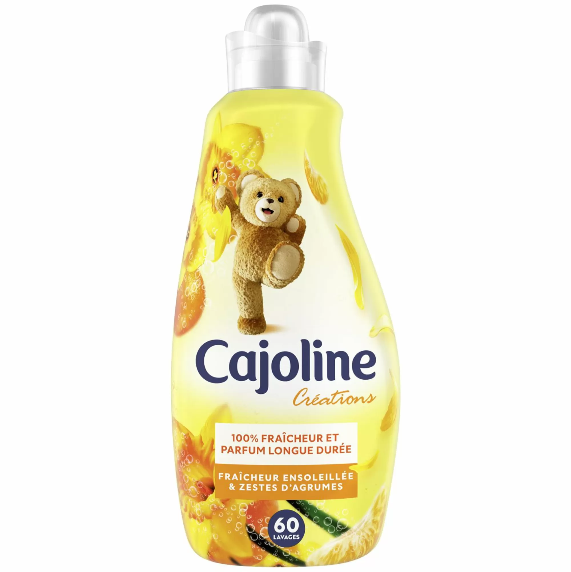 CAJOLINE Entretien Du Linge<60 Doses d'adoucissant concentré fraicheur ensoleillée