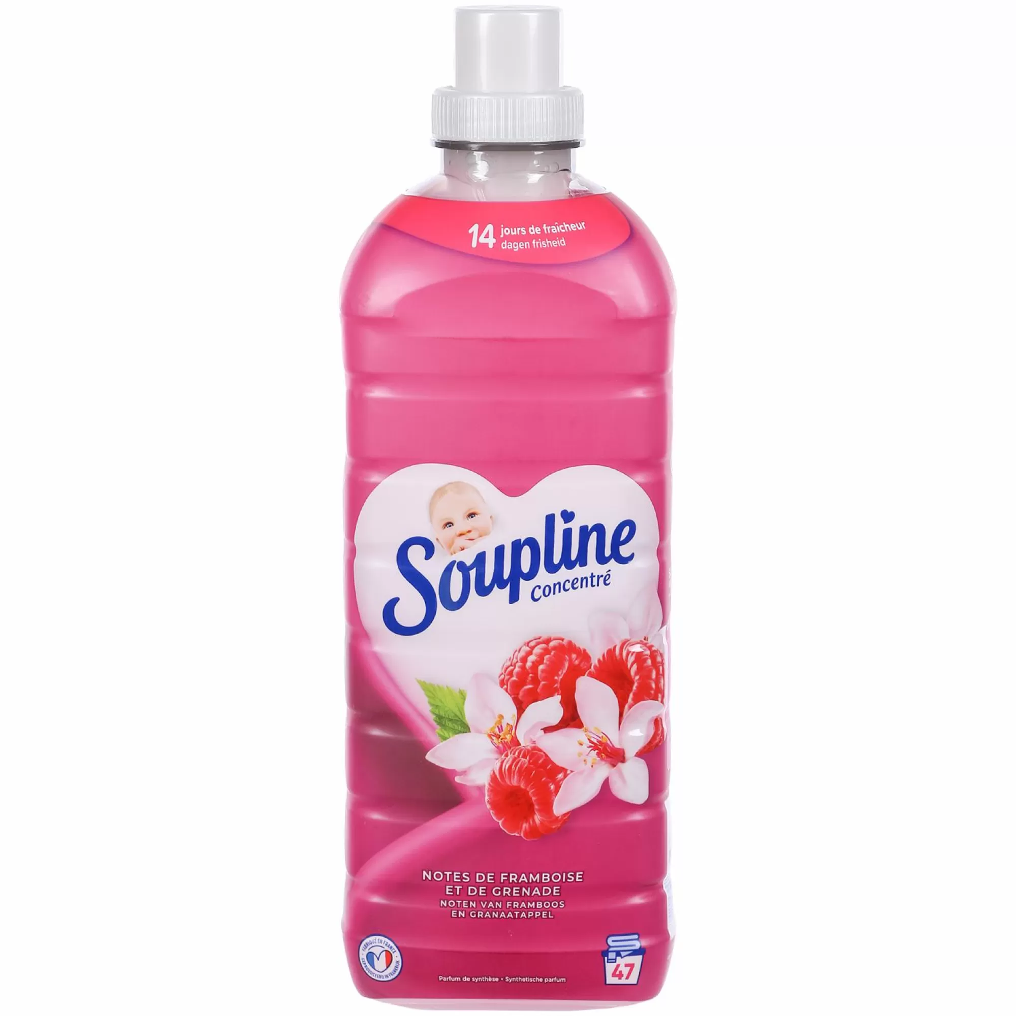 SOUPLINE Entretien Du Linge<40 doses d'adoucissant fraicheur parfumée