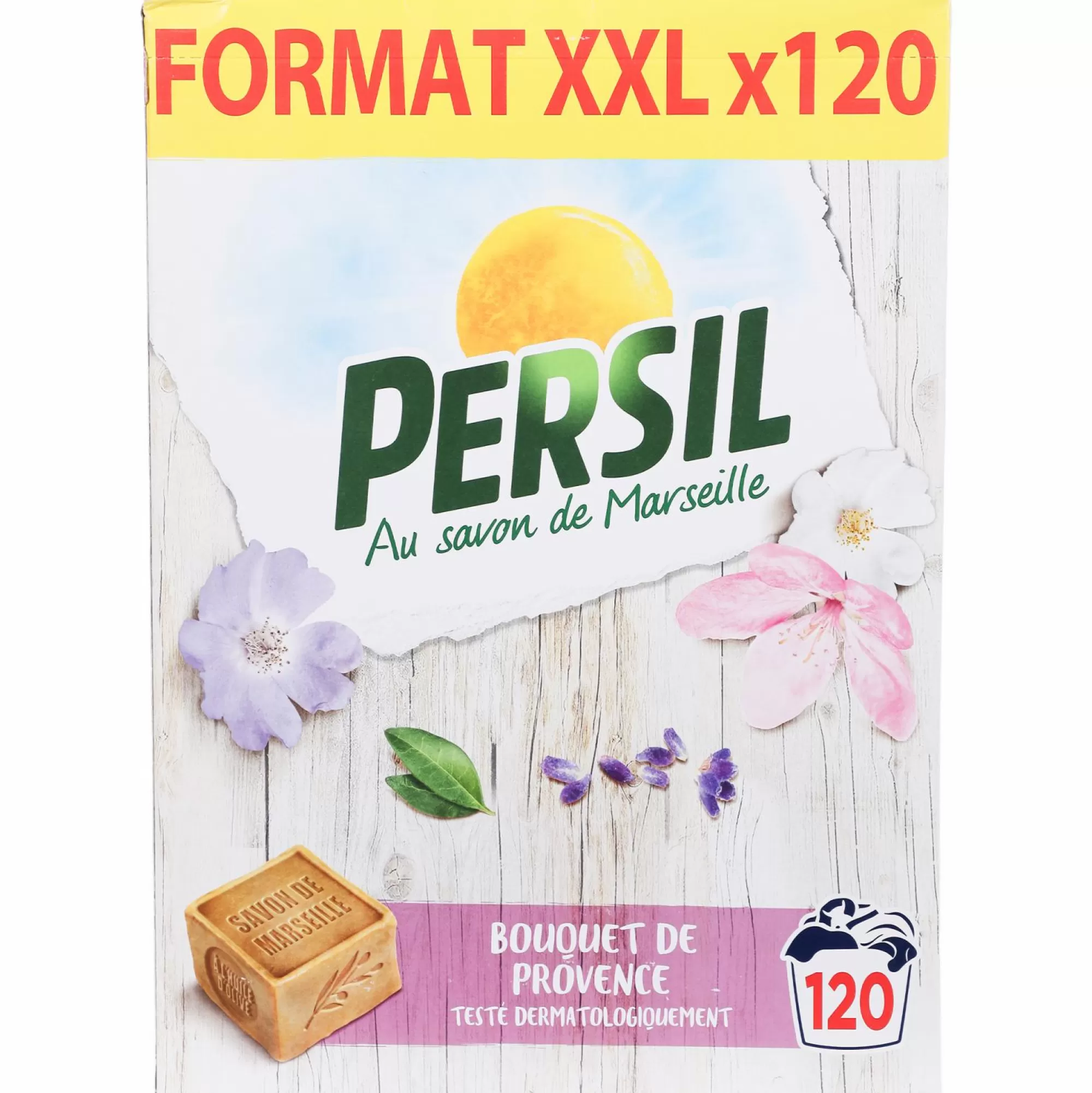 PERSIL Entretien Du Linge<120 doses de lessive en poudre bouquet de Provence