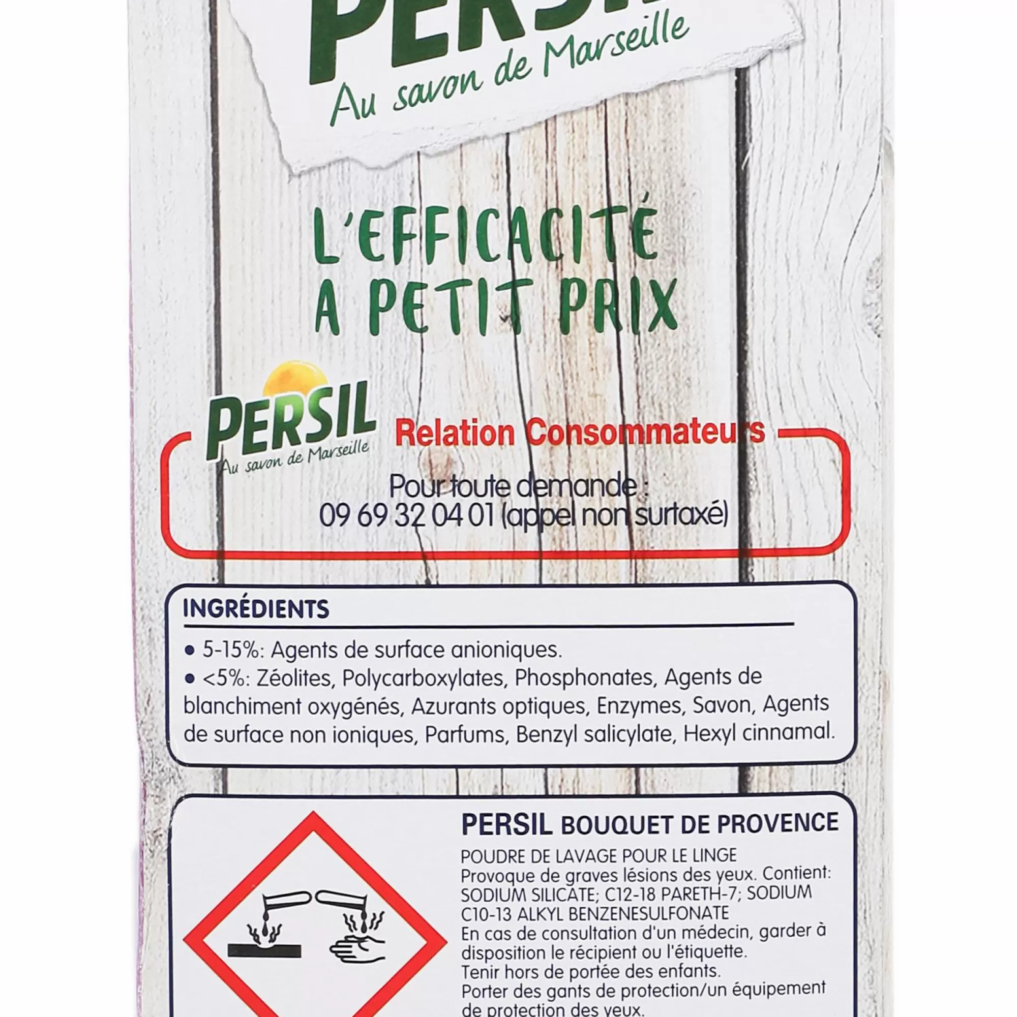 PERSIL Entretien Du Linge<120 doses de lessive en poudre bouquet de Provence