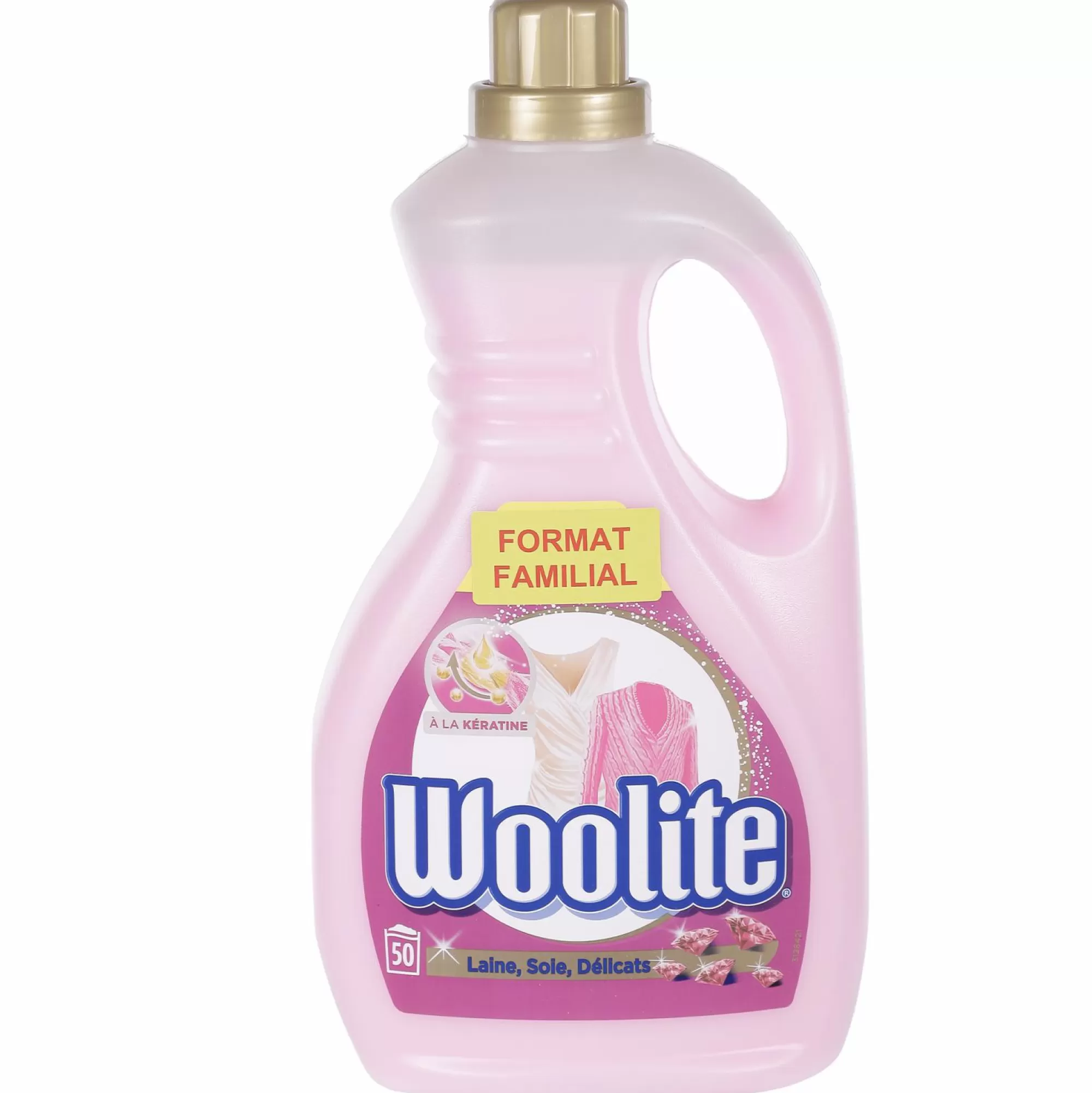 WOOLITE Entretien Du Linge<50 doses de lessive liquide laine et soie