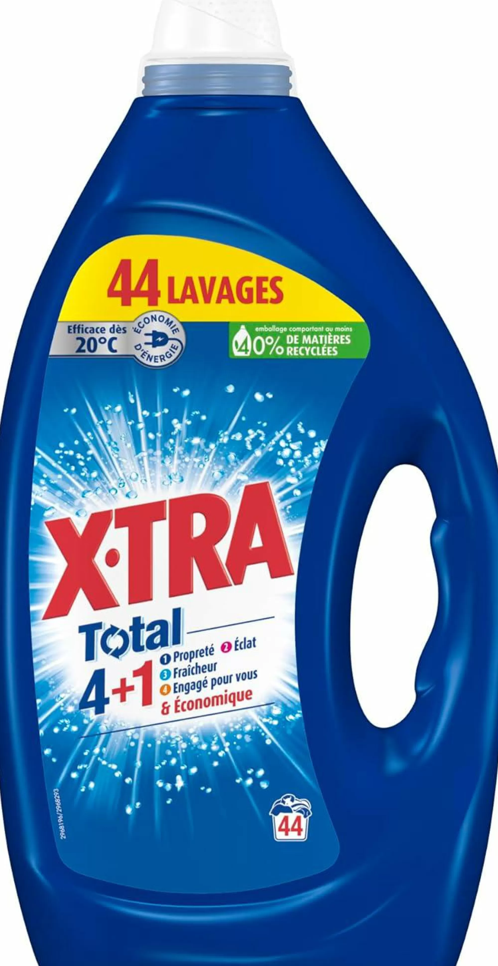 XTRA Entretien Du Linge<44 doses de lessive liquide Total 4+1 tous textile