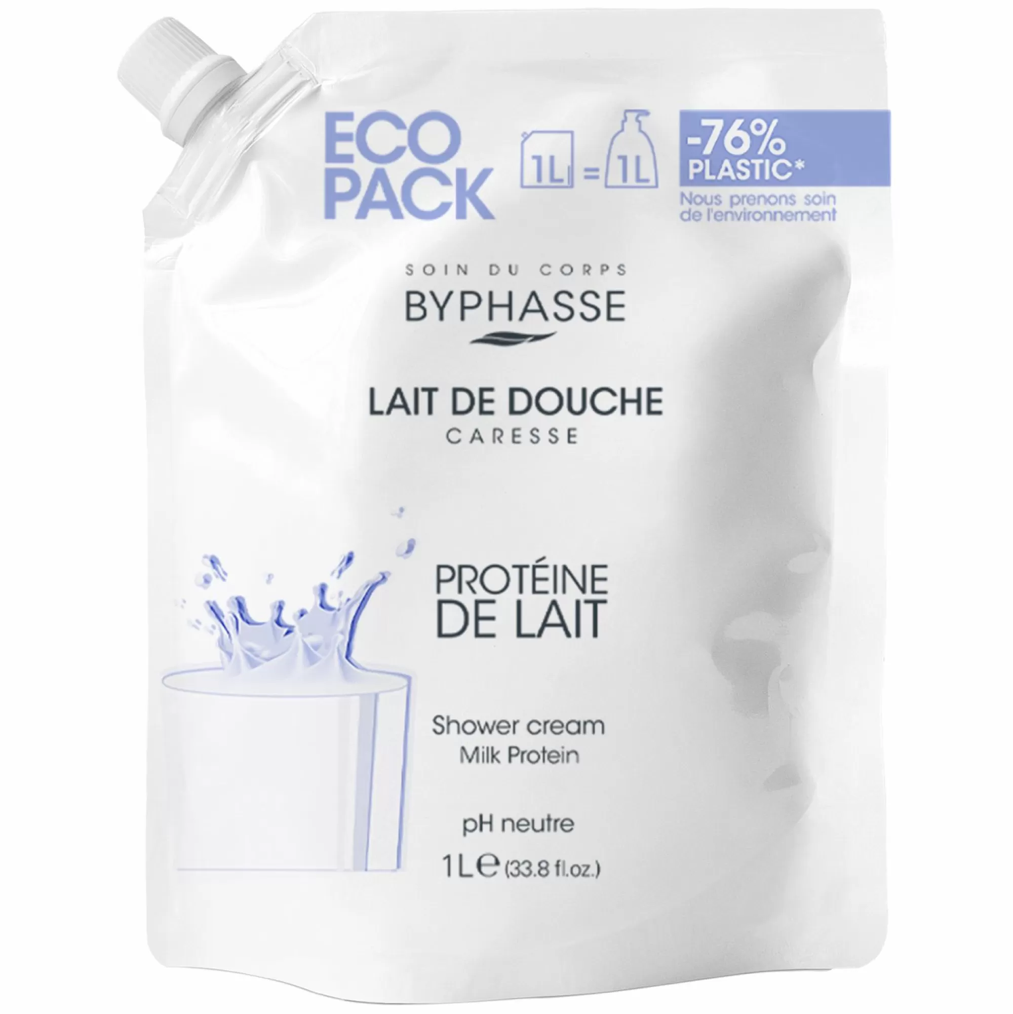 BYPHASSE Hygiène<Ecopack Lait de douche protéine de lait