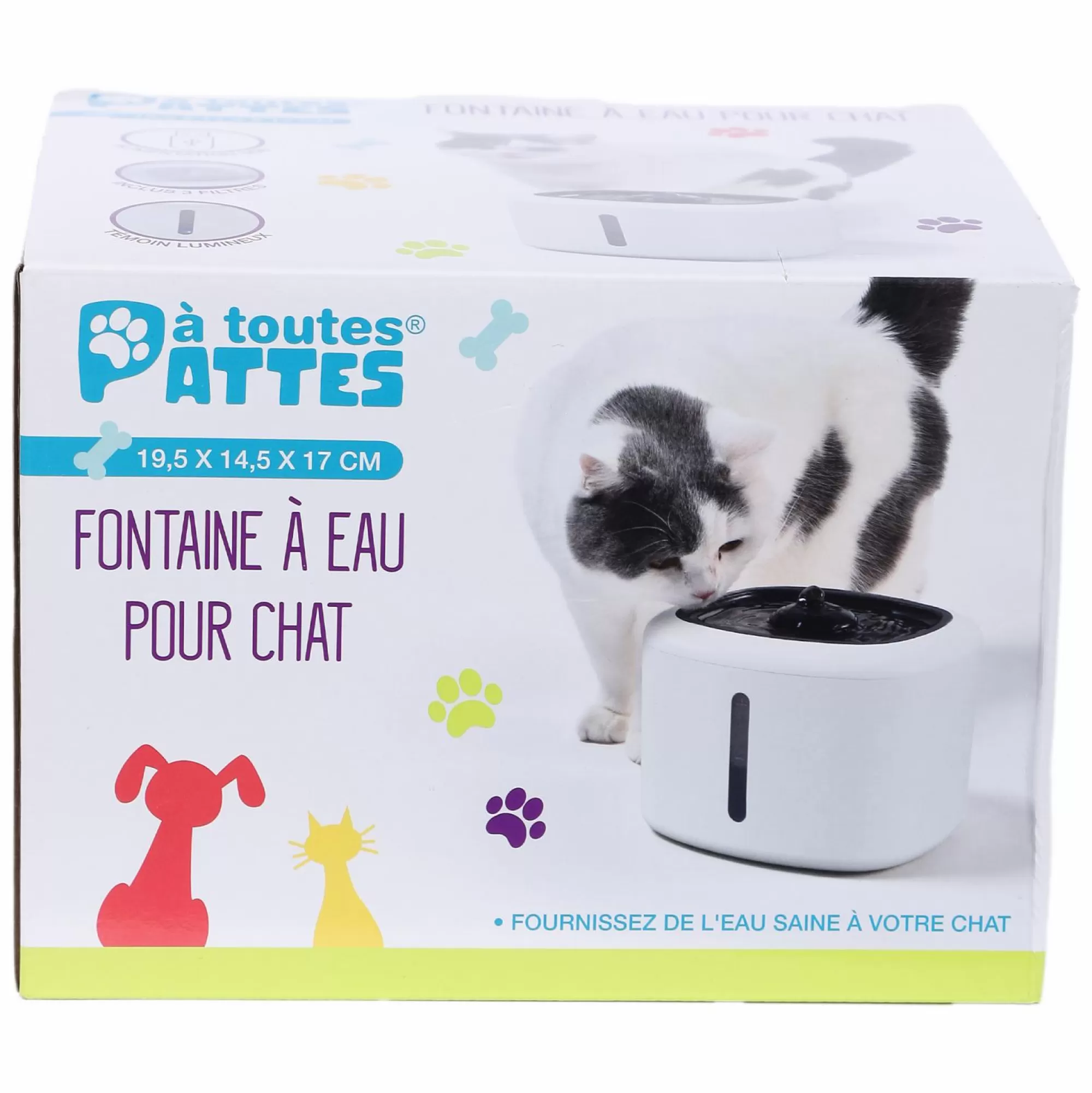 A TOUTES PATTES Animalerie<Fontaine à eau pour chat