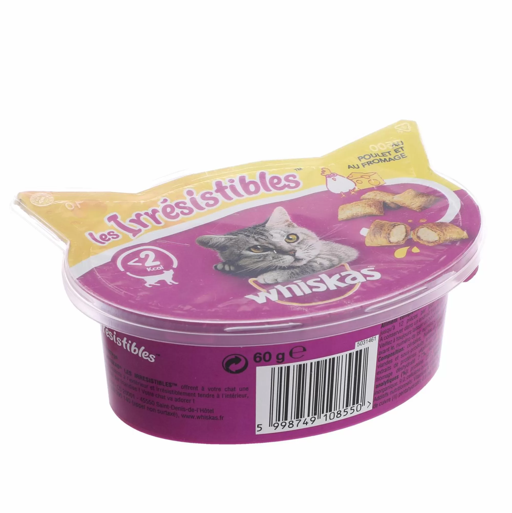 WHISKAS Animalerie<Friandises au poulet et fromage